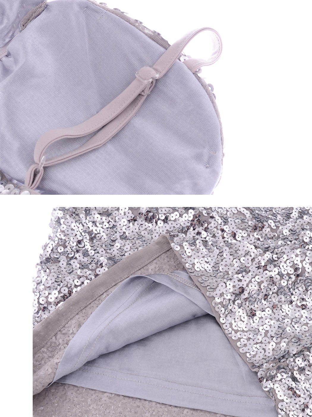 Sparkle Sequin Sweetheart Neckline Party Dress