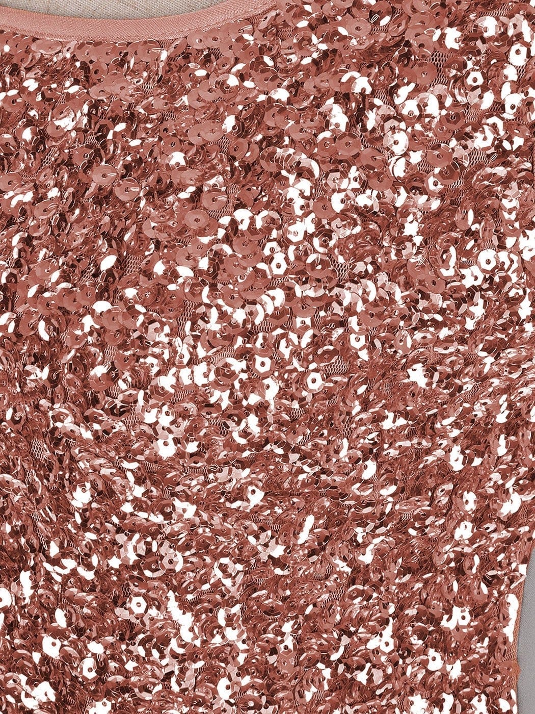 Blusa sin mangas con destellos y brillo