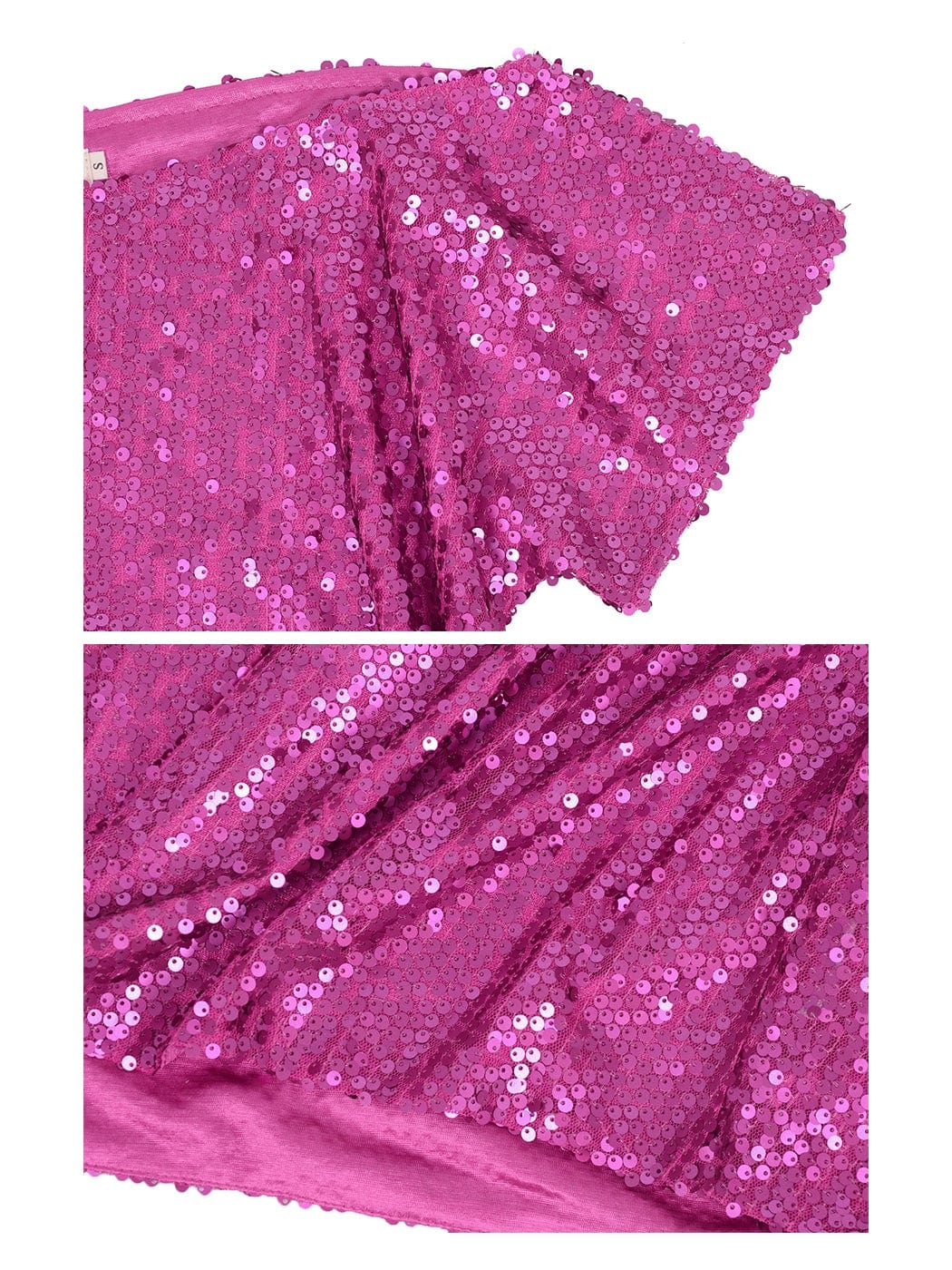 One Shoulder Sequin Top