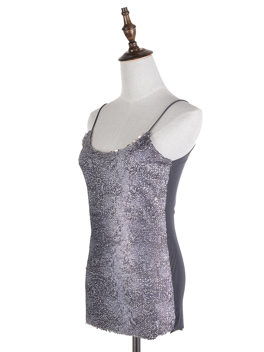 Matte Sequin Python Print Camisole Top