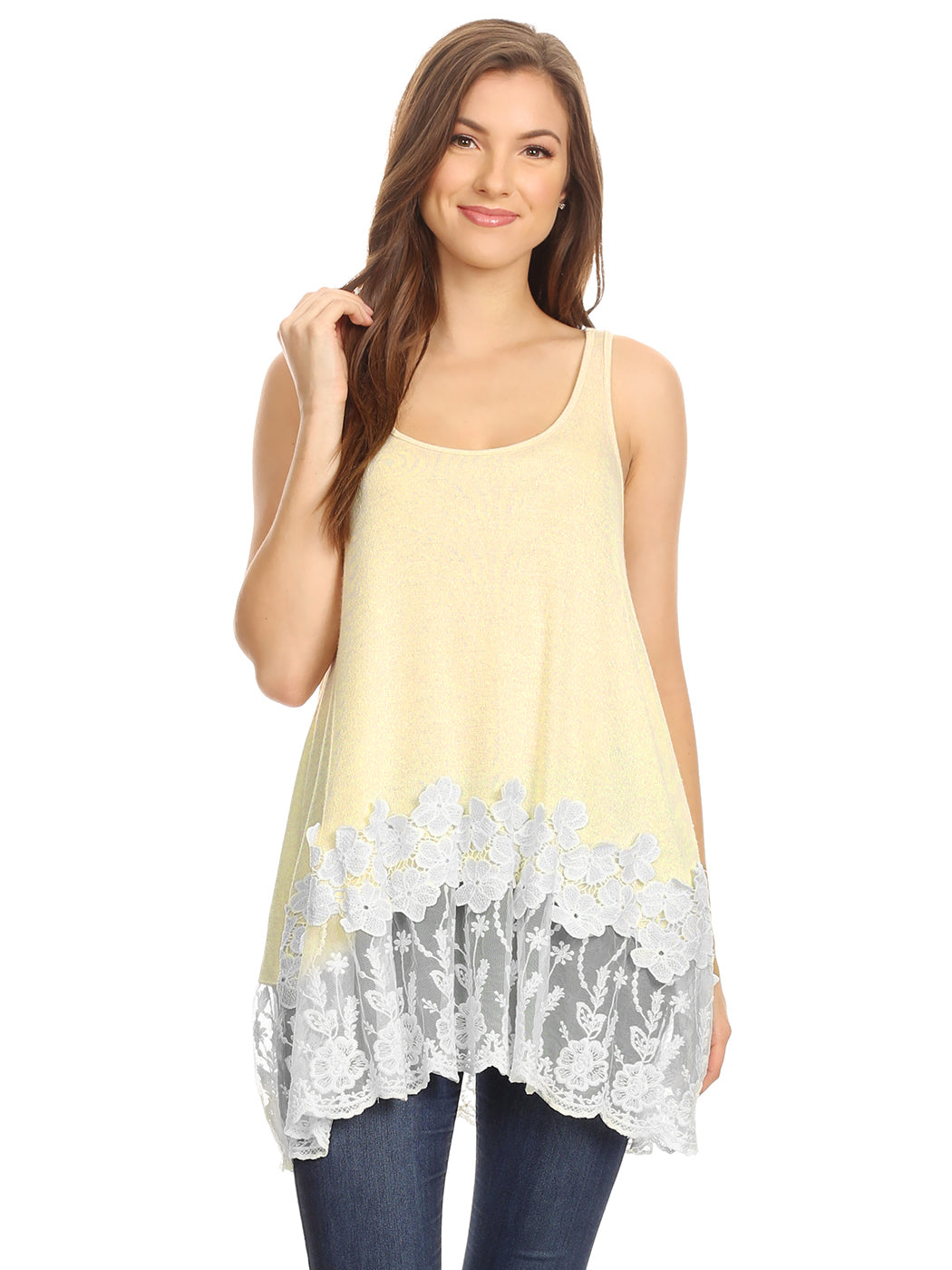 Catalina Embroidered Sleeveless Tunic