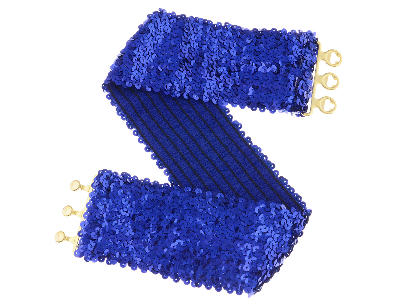 Sparkly Sequin Wide-Stretch Elastic Belt