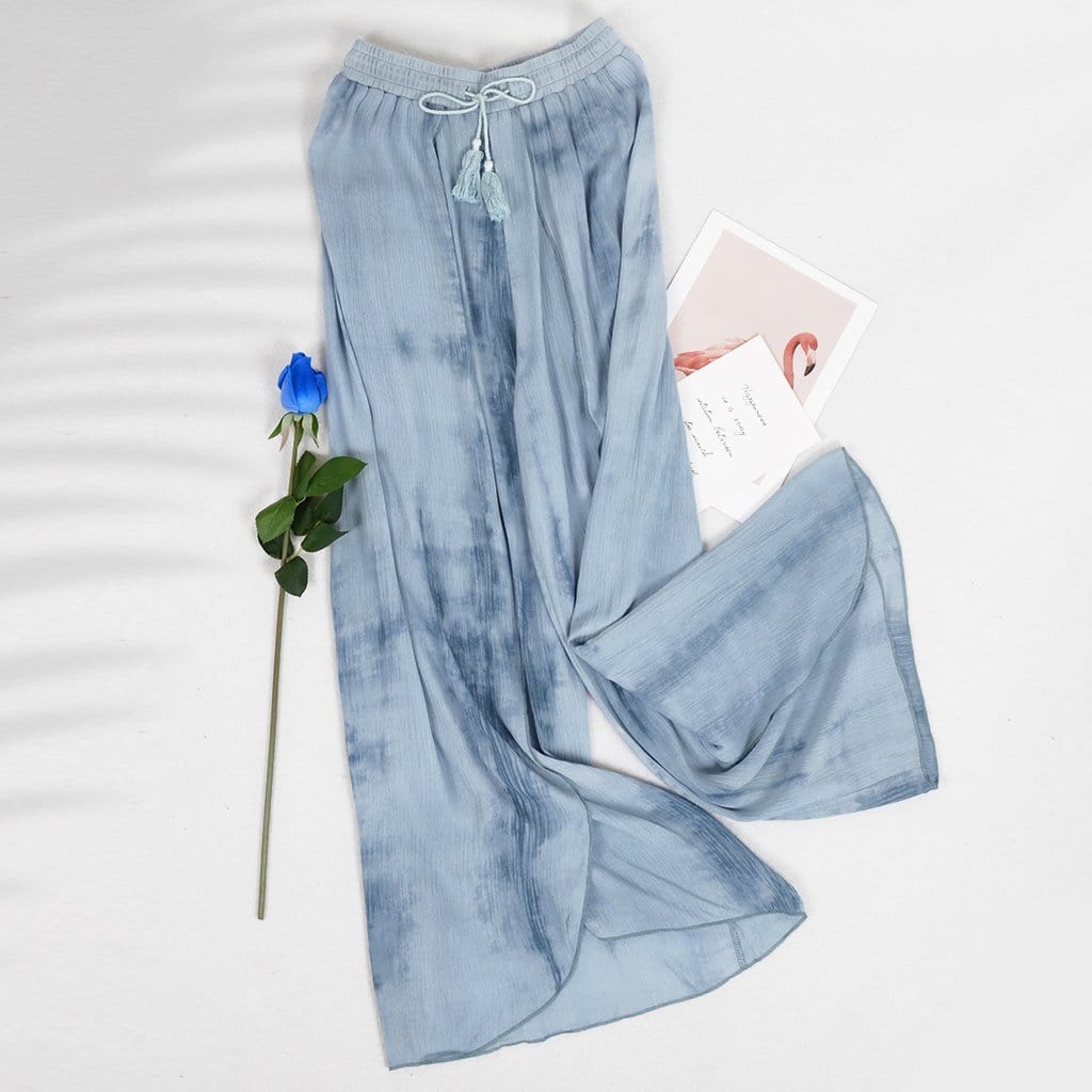 Pantalón Palazzo de talle alto para el día a día en verano