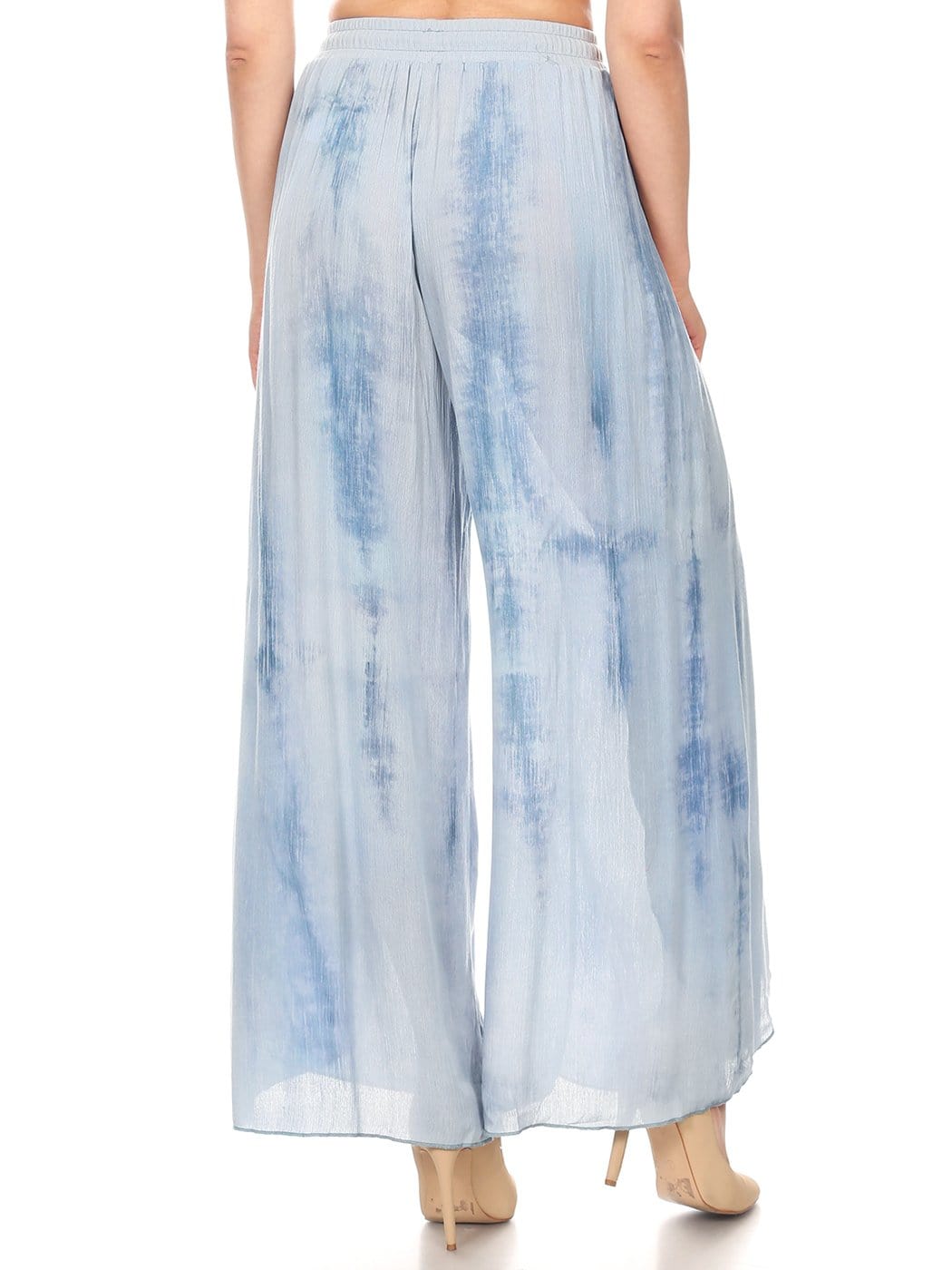 Pantalón Palazzo de talle alto para el día a día en verano