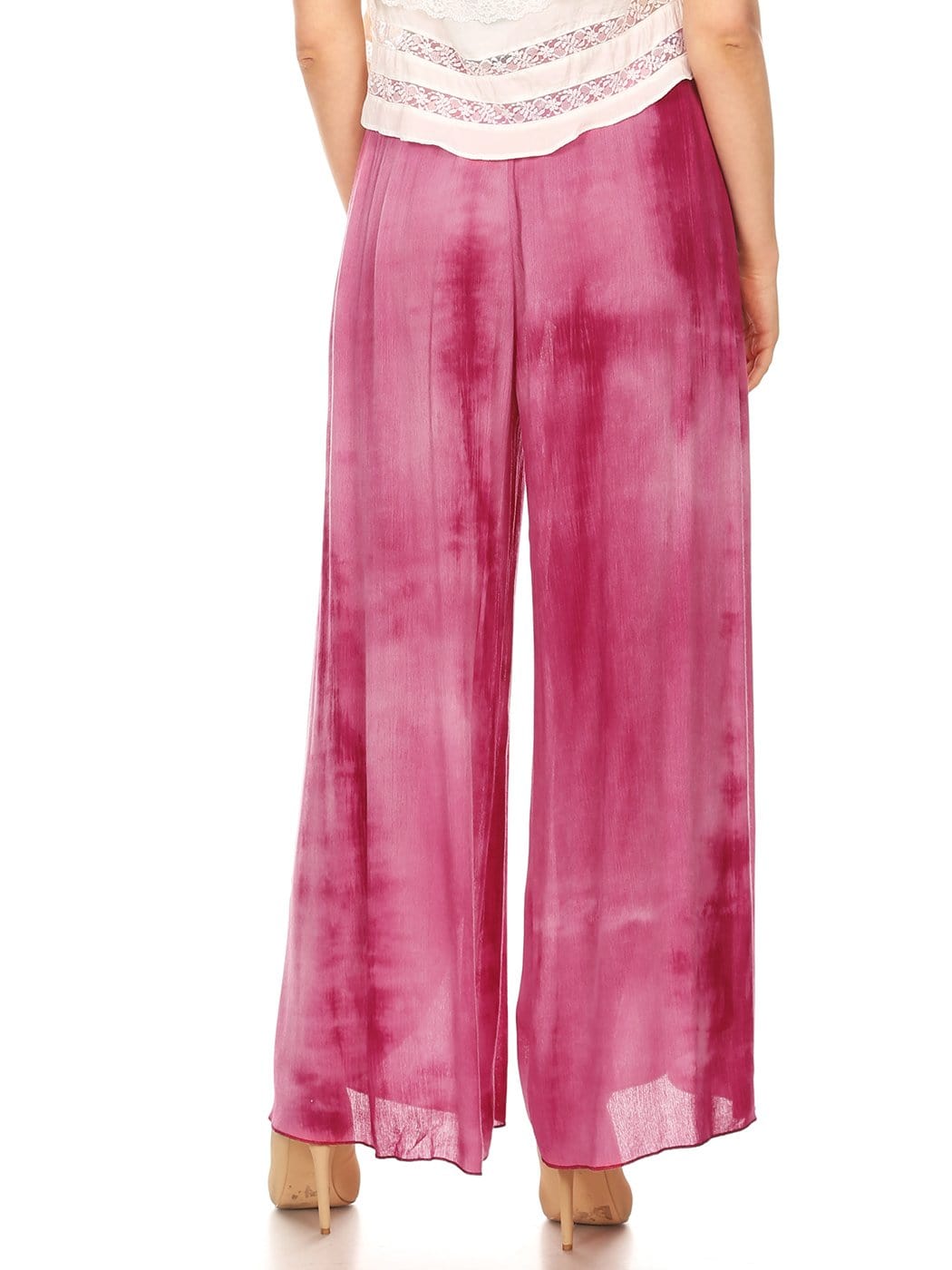 Pantalón Palazzo de talle alto para el día a día en verano