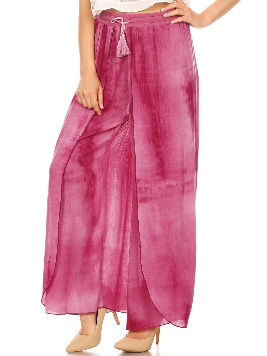 Pantalón Palazzo de talle alto para el día a día en verano