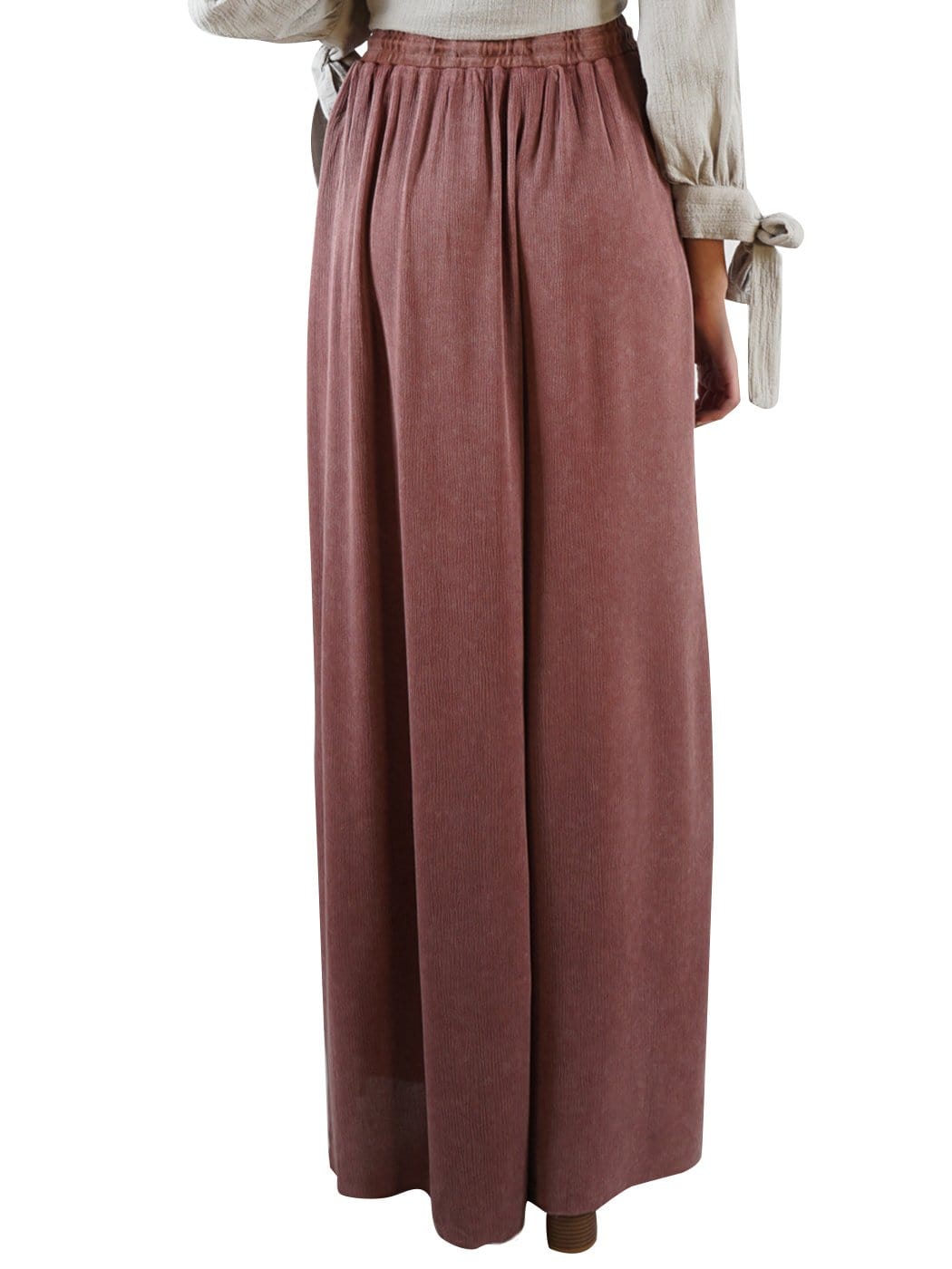 Pantalón Palazzo de talle alto para el día a día en verano