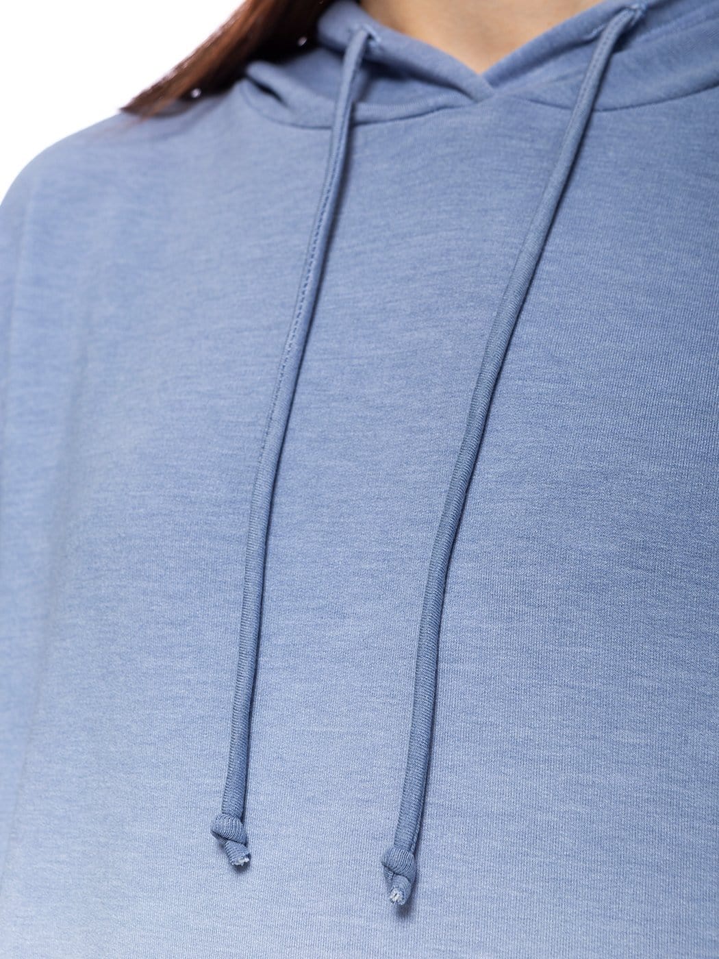 Sudadera con capucha de manga corta con efecto tie-dye ombré