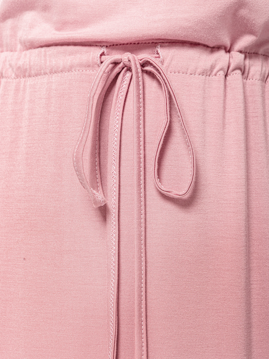 Vestido largo sin mangas con cordón ajustable