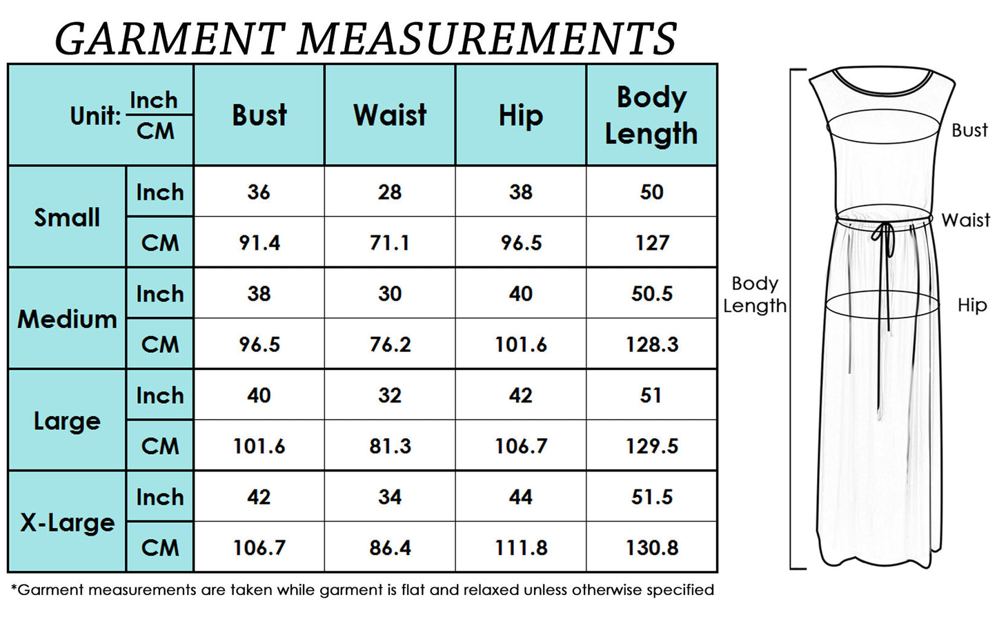 Vestido largo sin mangas con cordón ajustable