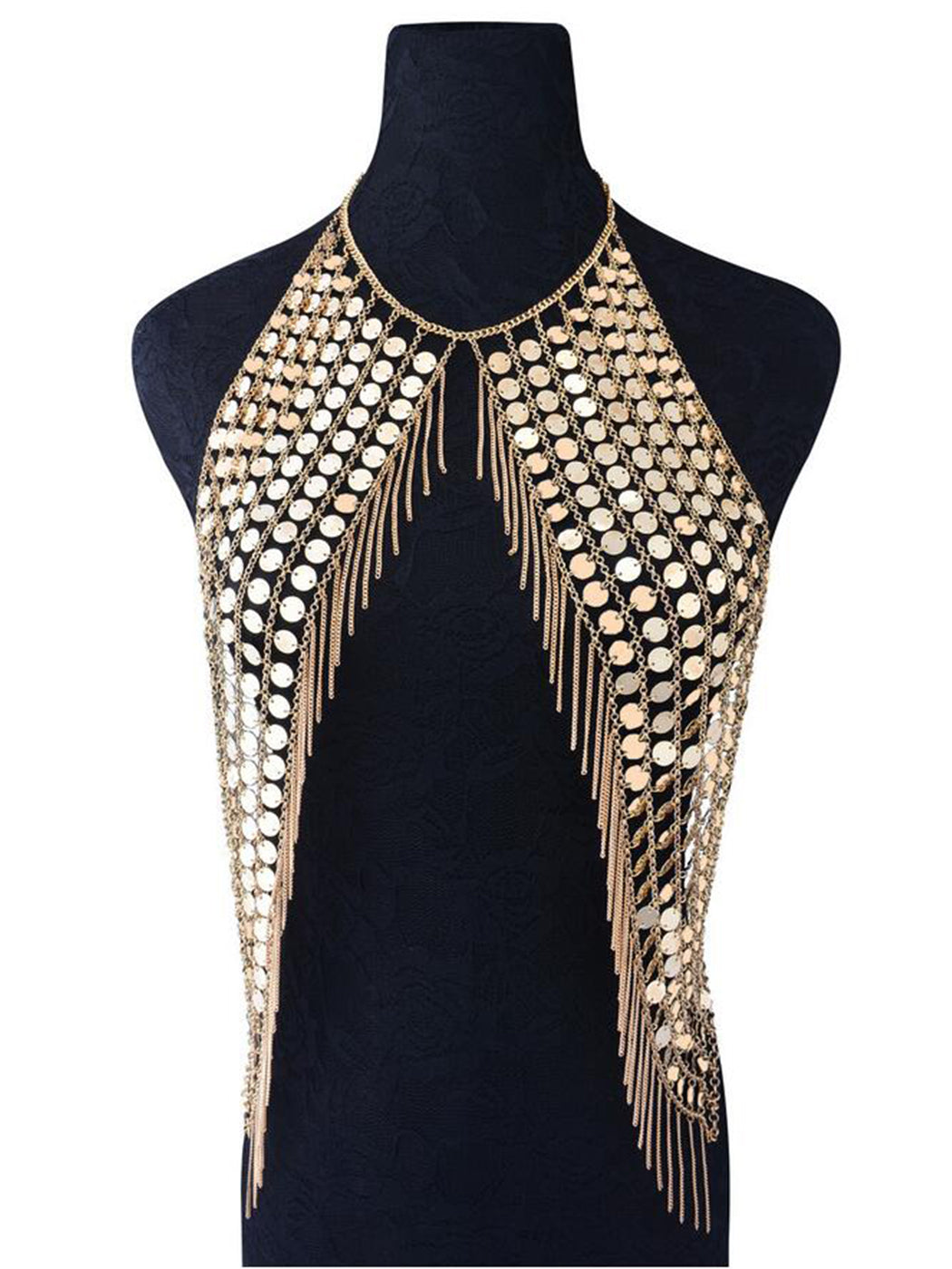 Gypsy Body Chain Sexy Harness Bra Top