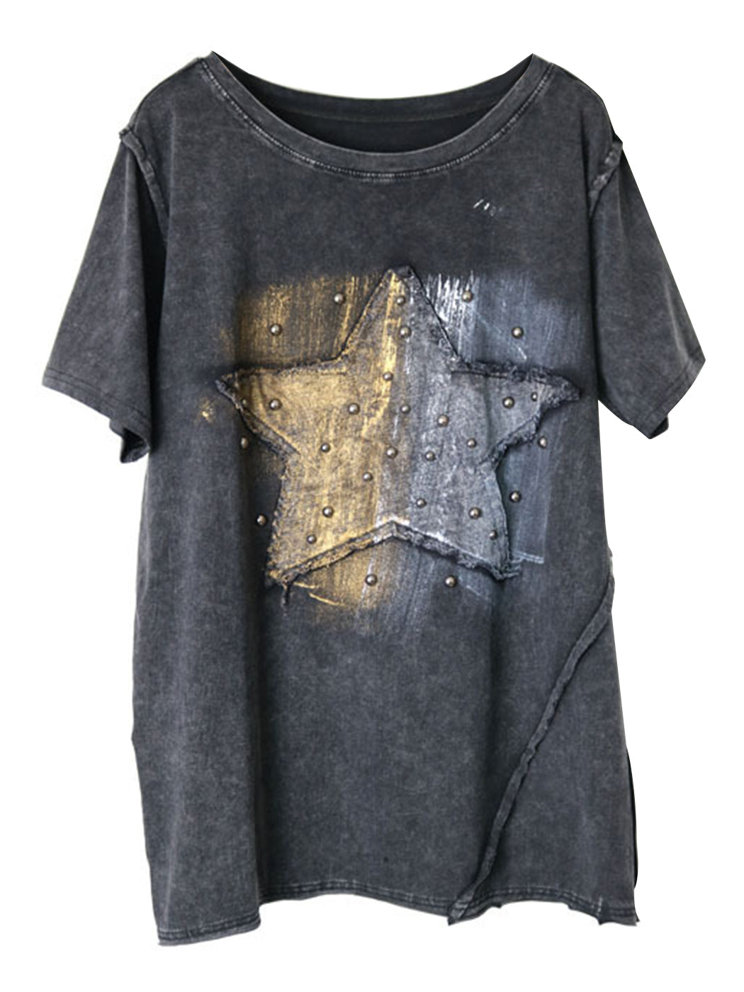 Camiseta gráfica de cuello redondo