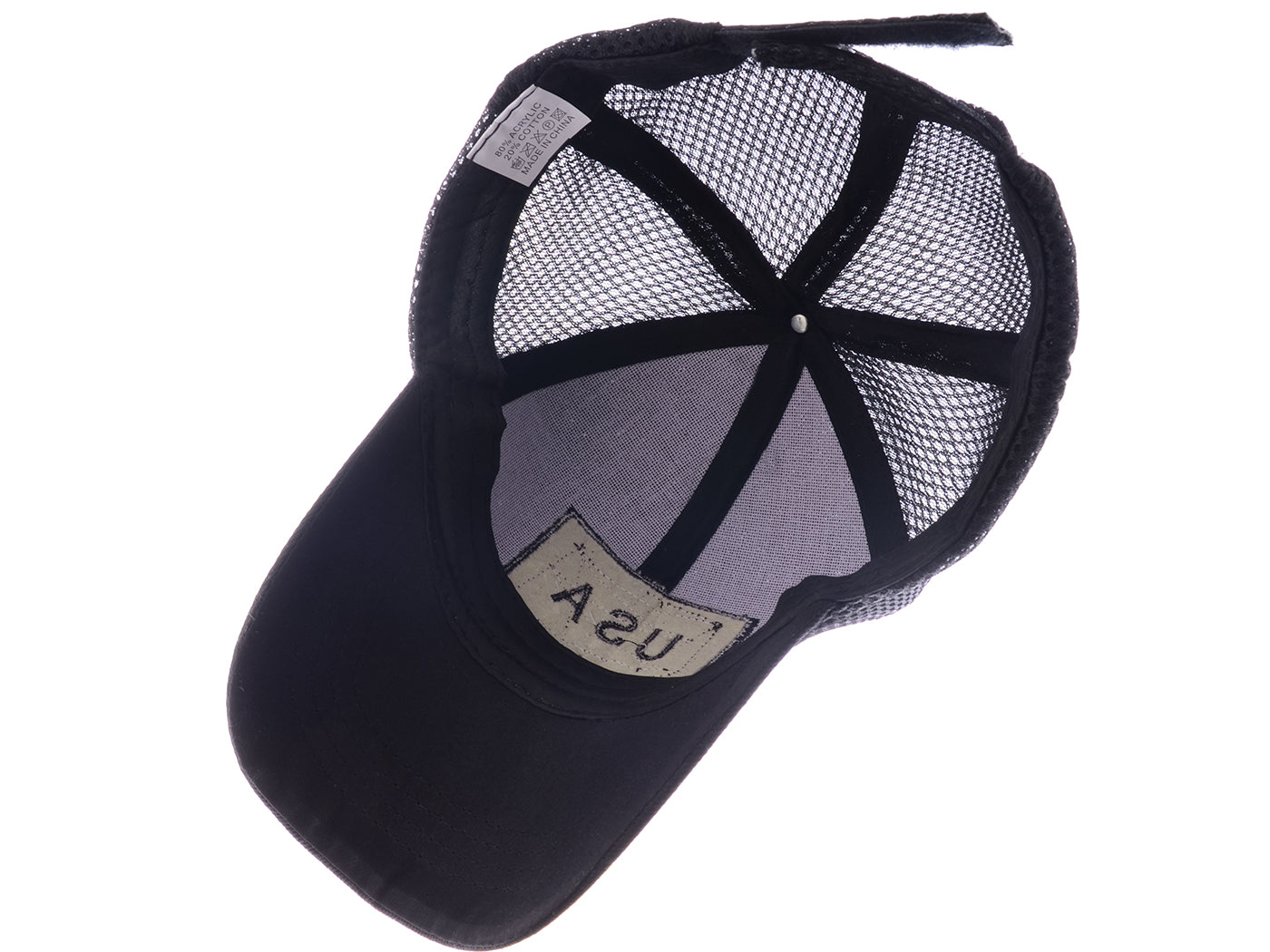 Gorra unisex con bandera estadounidense de Anna-Kaci | Gorra de béisbol desgastada con parche de bandera de EE. UU.