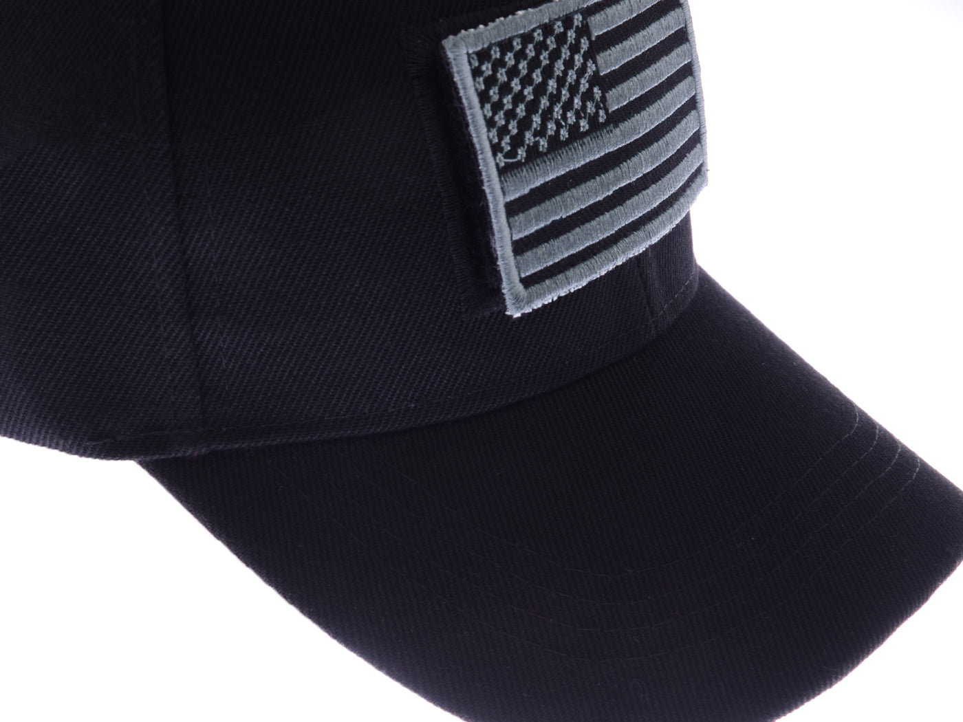 Gorra unisex con bandera estadounidense de Anna-Kaci | Gorra de béisbol desgastada con parche de bandera de EE. UU.