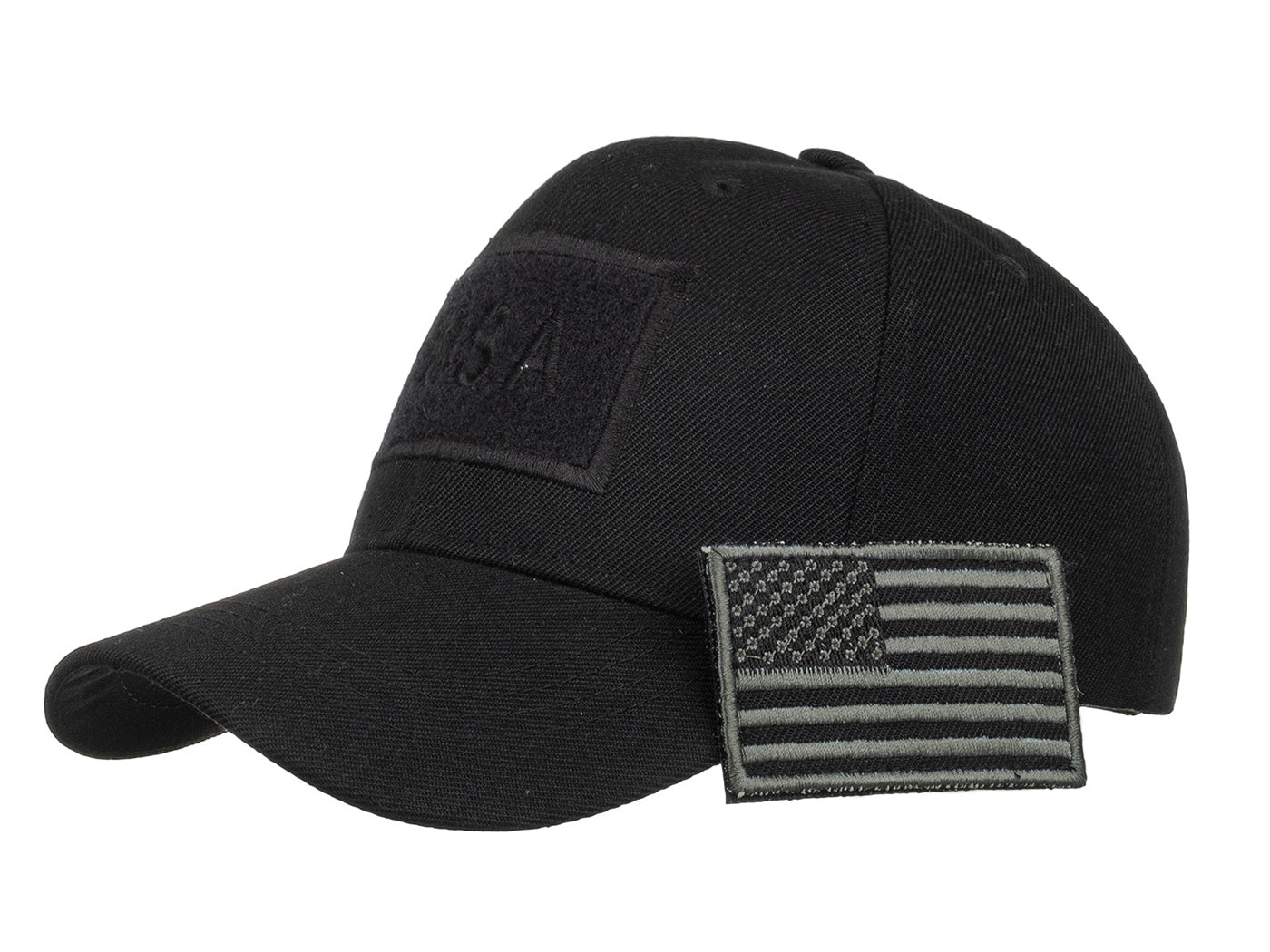 Gorra unisex con bandera estadounidense de Anna-Kaci | Gorra de béisbol desgastada con parche de bandera de EE. UU.