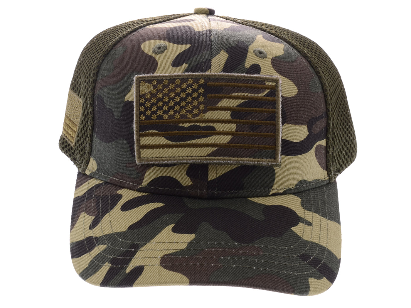 Gorra unisex con bandera estadounidense de Anna-Kaci | Gorra de béisbol desgastada con parche de bandera de EE. UU.