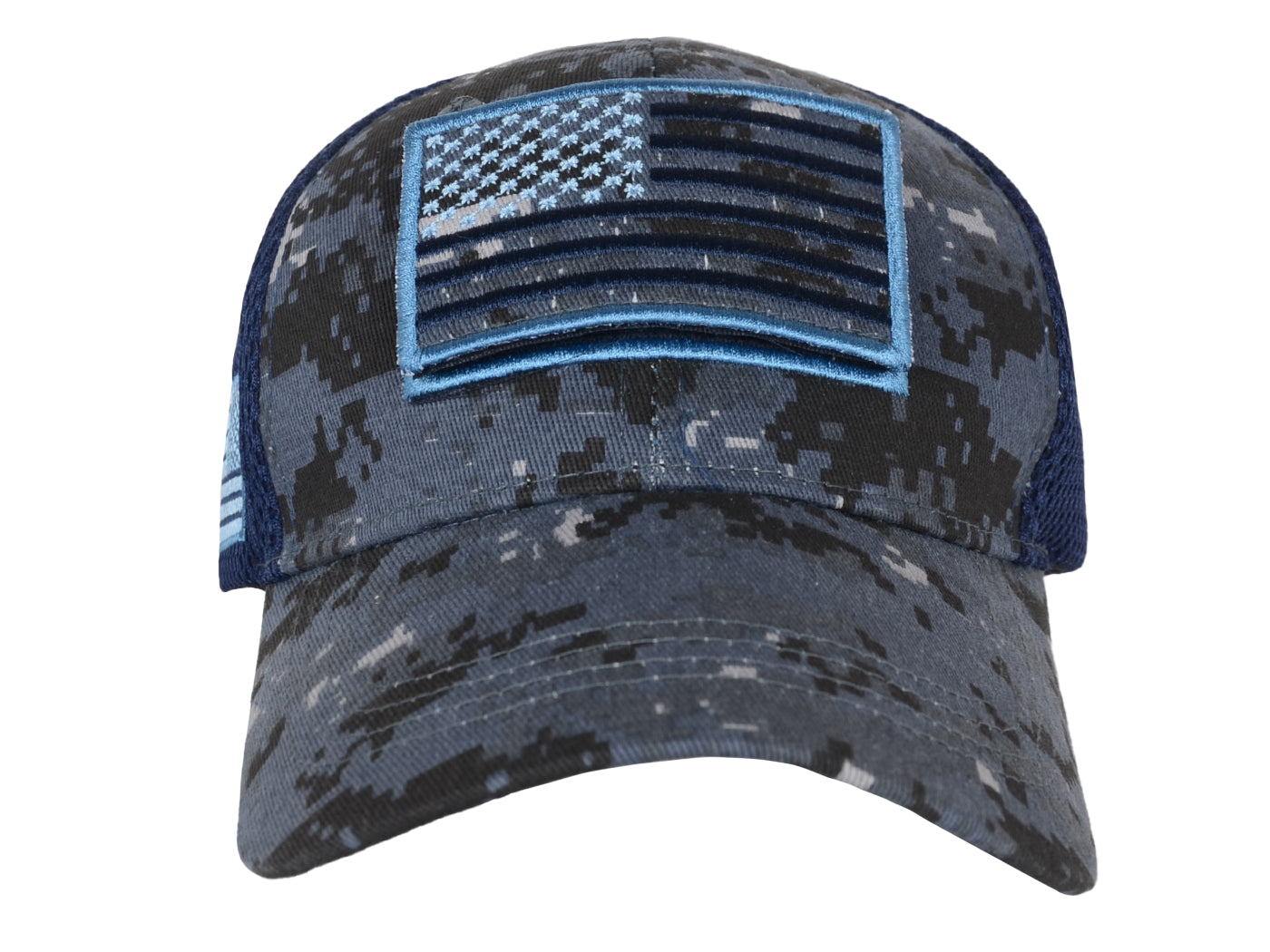 Gorra unisex con bandera estadounidense de Anna-Kaci | Gorra de béisbol desgastada con parche de bandera de EE. UU.