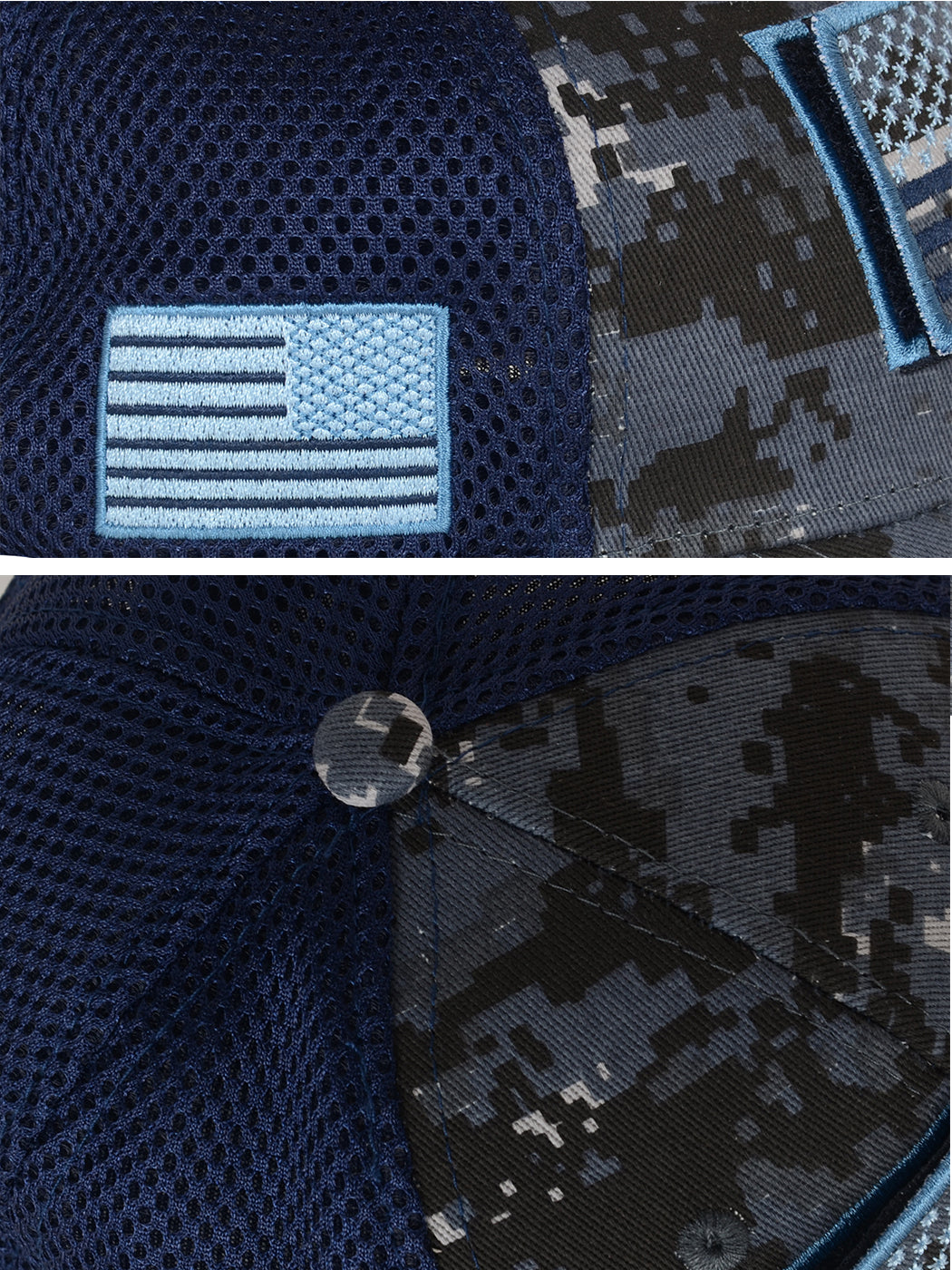 Gorra unisex con bandera estadounidense de Anna-Kaci | Gorra de béisbol desgastada con parche de bandera de EE. UU.