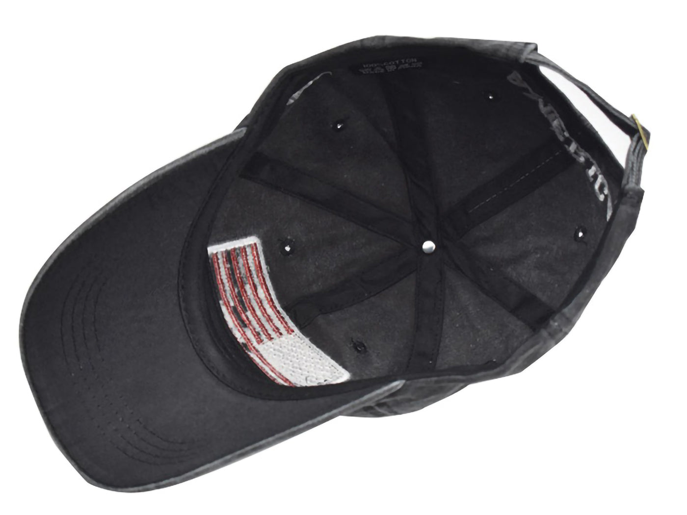 Gorra de algodón lavado con parche bordado de la bandera estadounidense del 4 de julio de Anna-Kaci