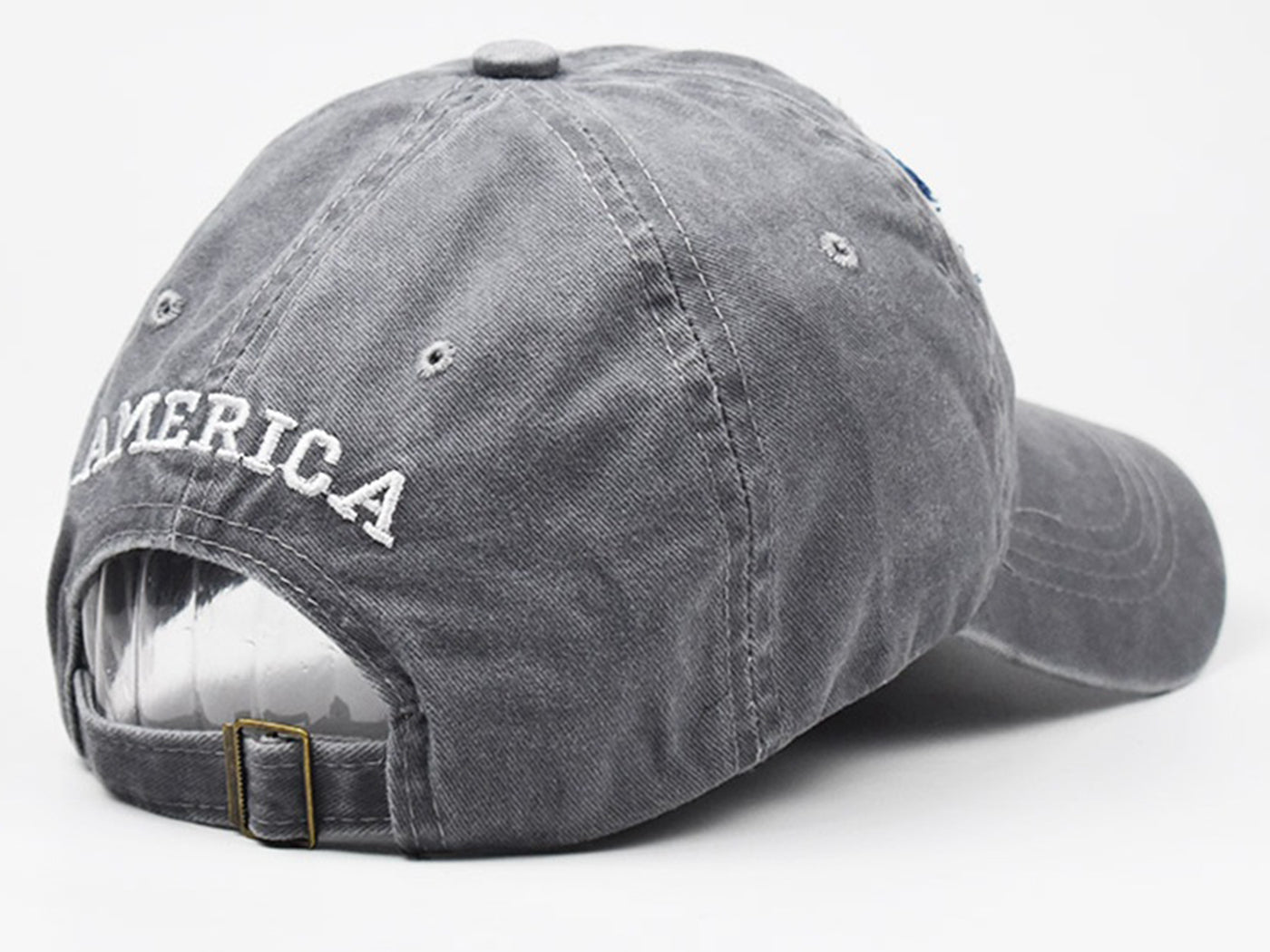 Gorra de algodón lavado con parche bordado de la bandera estadounidense del 4 de julio de Anna-Kaci
