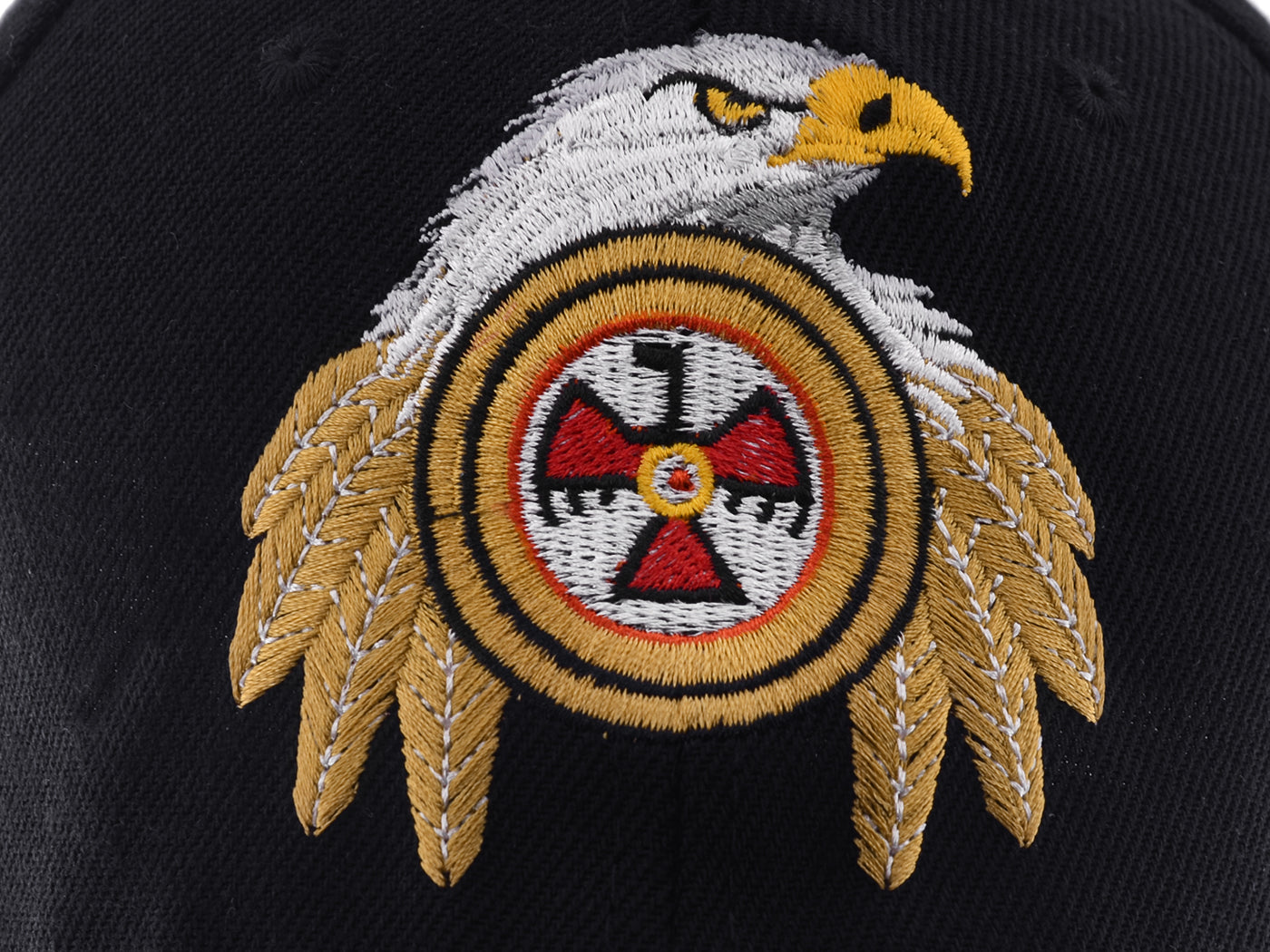 Gorras de béisbol con velcro ajustables en 3D con la bandera estadounidense patriótica de Anna-Kaci, con águila y halcón