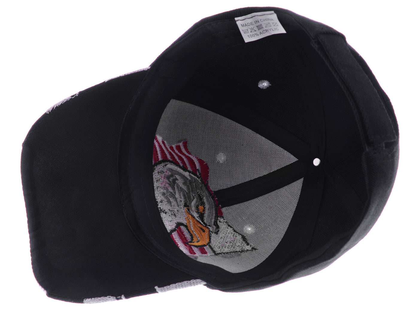 Gorras de béisbol con velcro ajustables en 3D con la bandera estadounidense patriótica de Anna-Kaci, con águila y halcón
