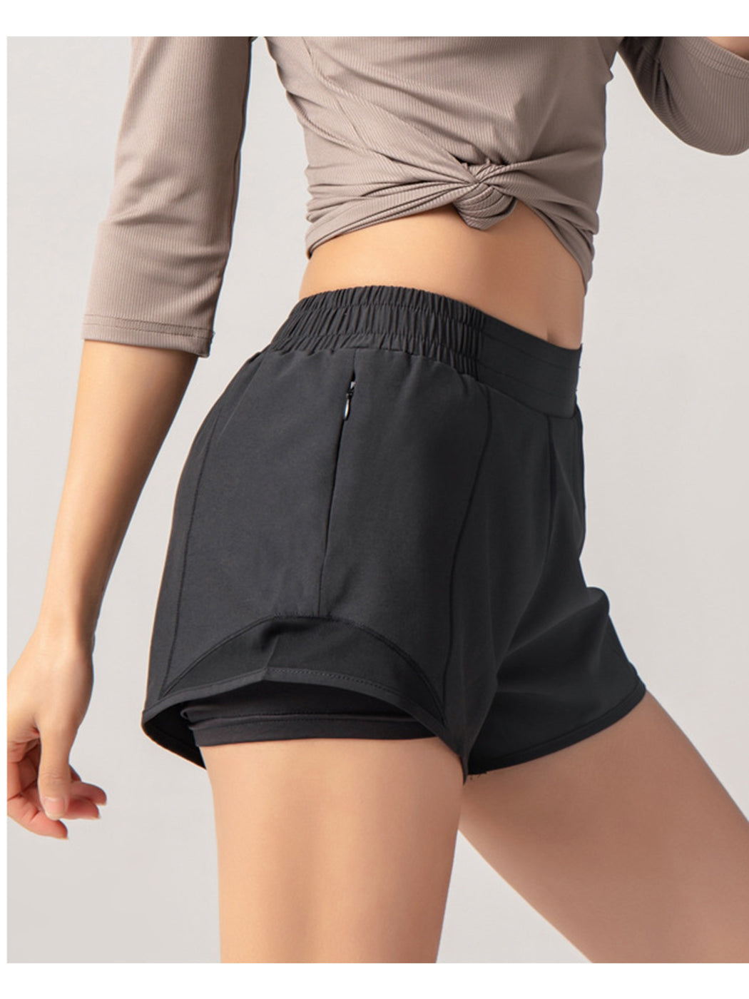 Pantalones cortos para hacer ejercicio, deportes atléticos, correr, yoga, gimnasio, pantalones cortos deportivos