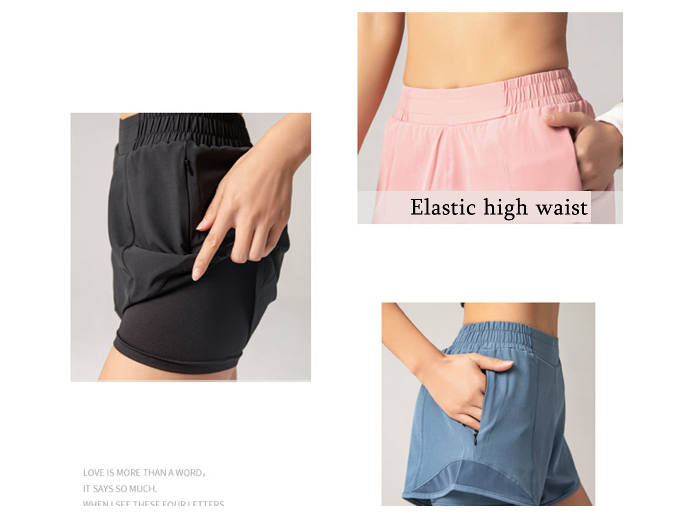 Pantalones cortos para hacer ejercicio, deportes atléticos, correr, yoga, gimnasio, pantalones cortos deportivos