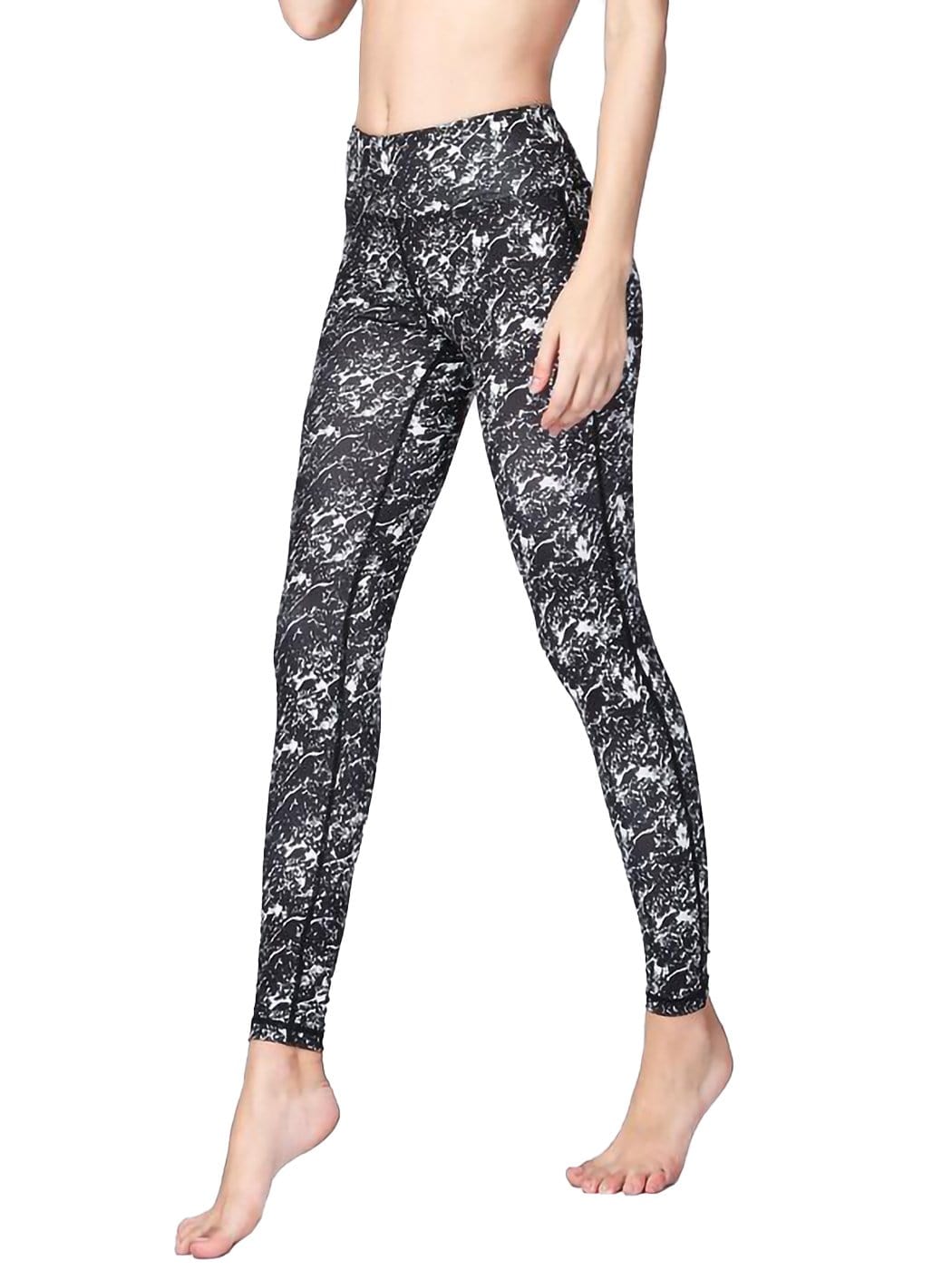 High Waist Printed Yoga Pants Full-Length Workout Fitness Leggings