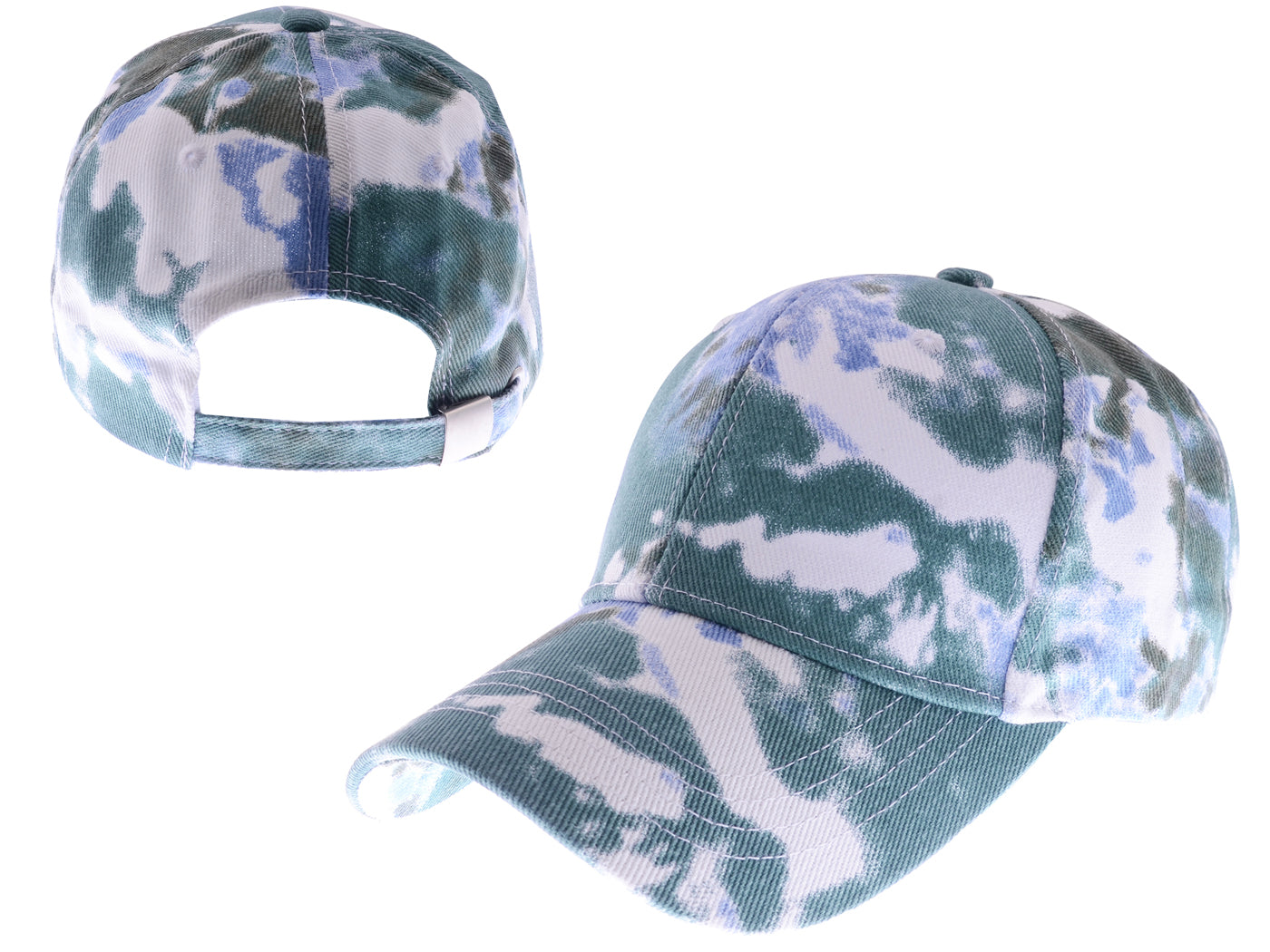 Gorra de béisbol unisex teñida con estilo hip hop de Anna-Kaci, ajustable, de algodón
