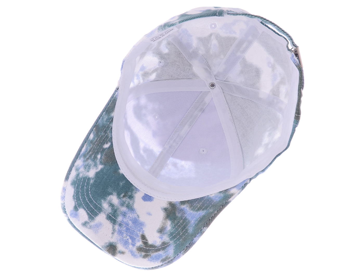 Gorra de béisbol unisex teñida con estilo hip hop de Anna-Kaci, ajustable, de algodón