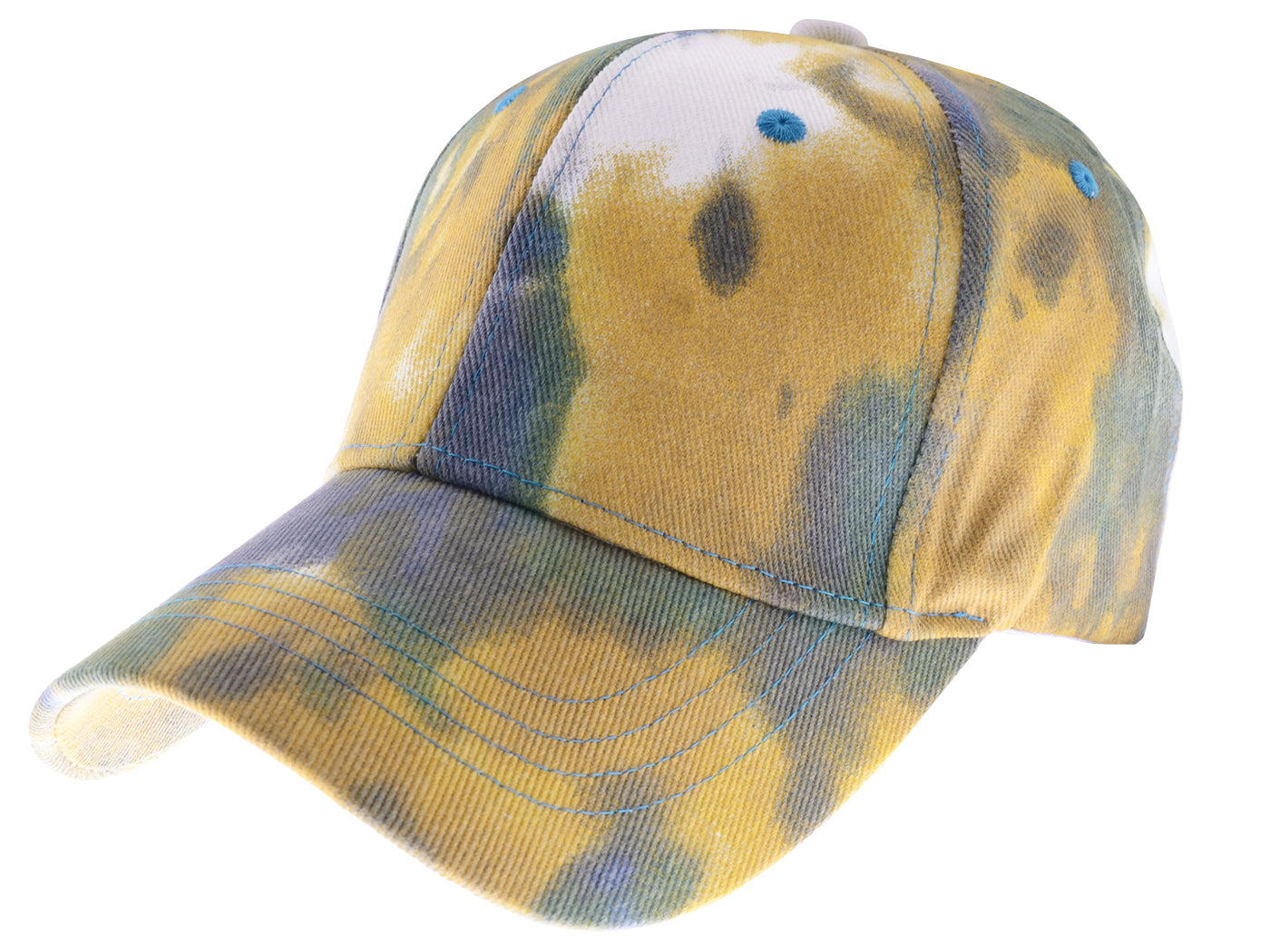 Gorra de béisbol unisex teñida con estilo hip hop de Anna-Kaci, ajustable, de algodón