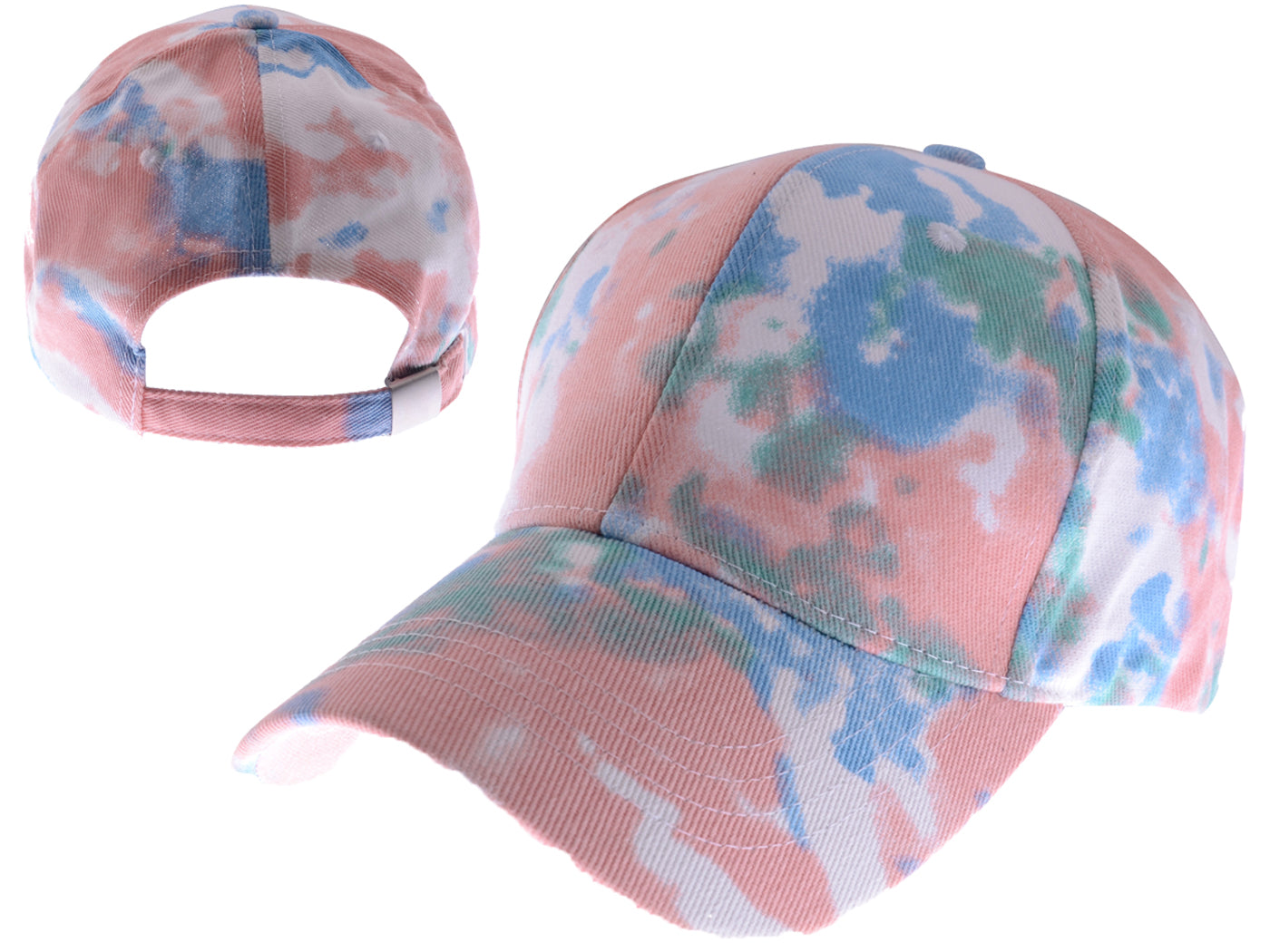 Gorra de béisbol unisex teñida con estilo hip hop de Anna-Kaci, ajustable, de algodón