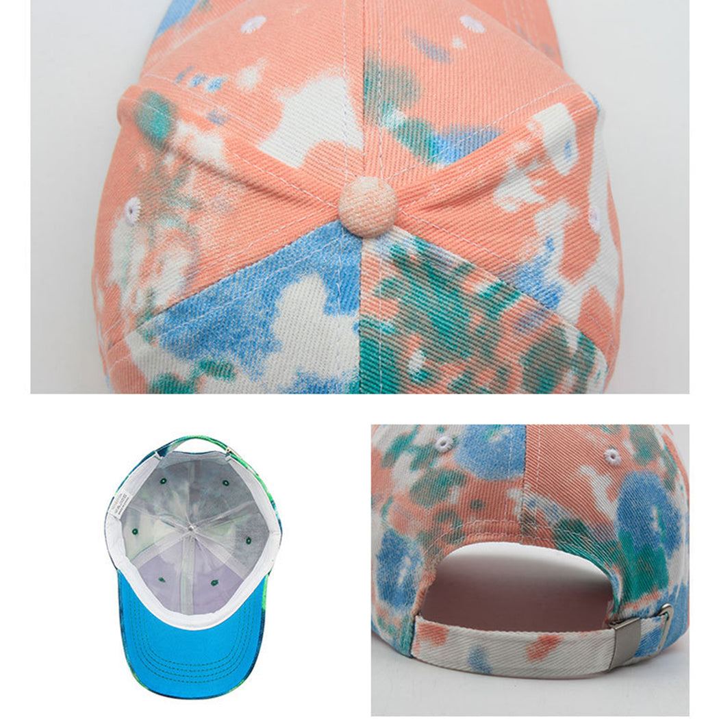 Gorra de béisbol unisex teñida con estilo hip hop de Anna-Kaci, ajustable, de algodón
