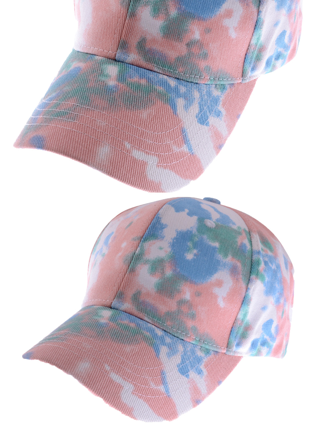 Gorra de béisbol unisex teñida con estilo hip hop de Anna-Kaci, ajustable, de algodón
