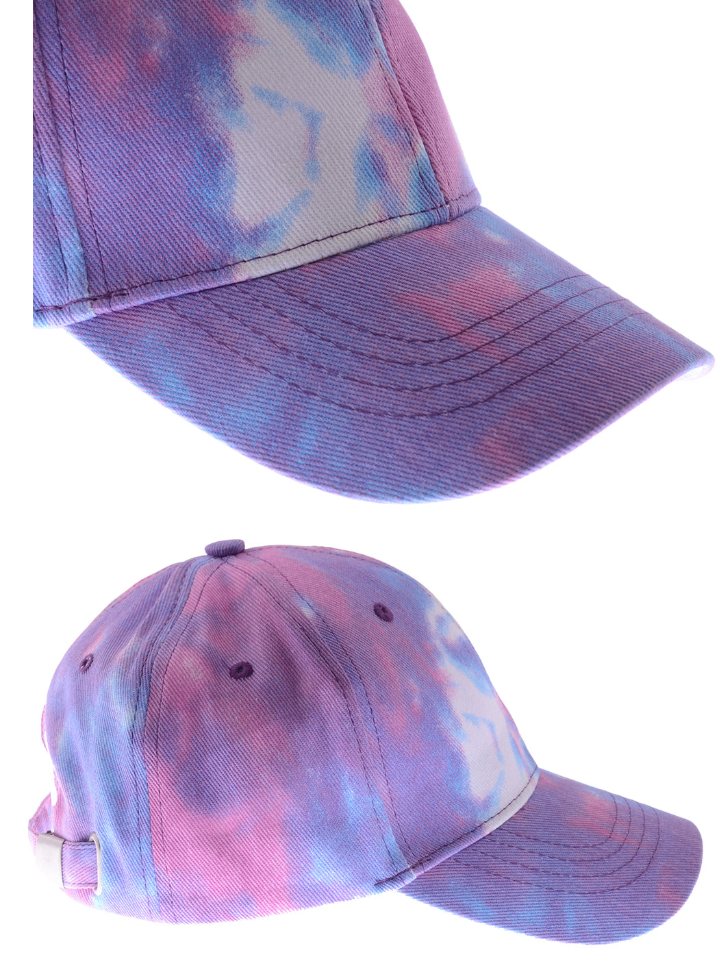 Gorra de béisbol unisex teñida con estilo hip hop de Anna-Kaci, ajustable, de algodón