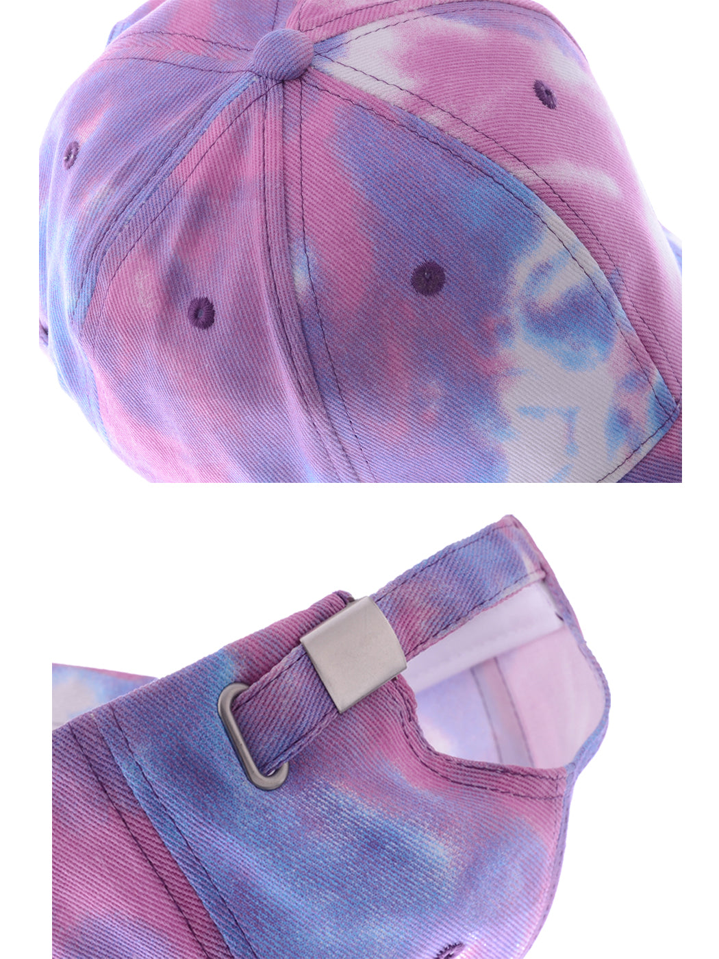 Gorra de béisbol unisex teñida con estilo hip hop de Anna-Kaci, ajustable, de algodón