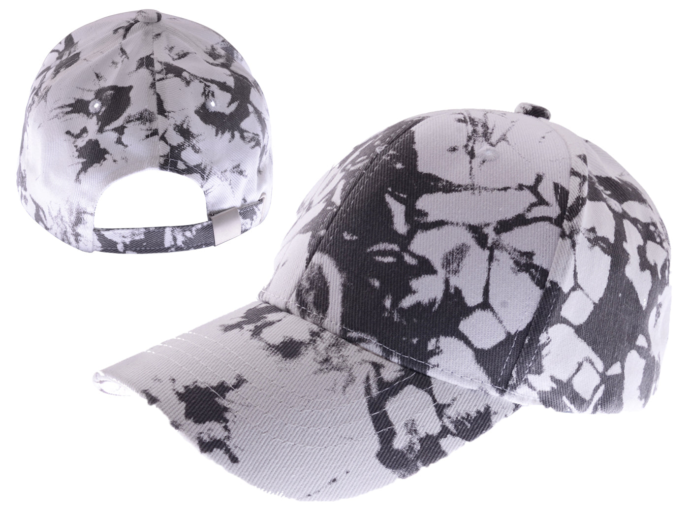 Gorra de béisbol unisex teñida con estilo hip hop de Anna-Kaci, ajustable, de algodón