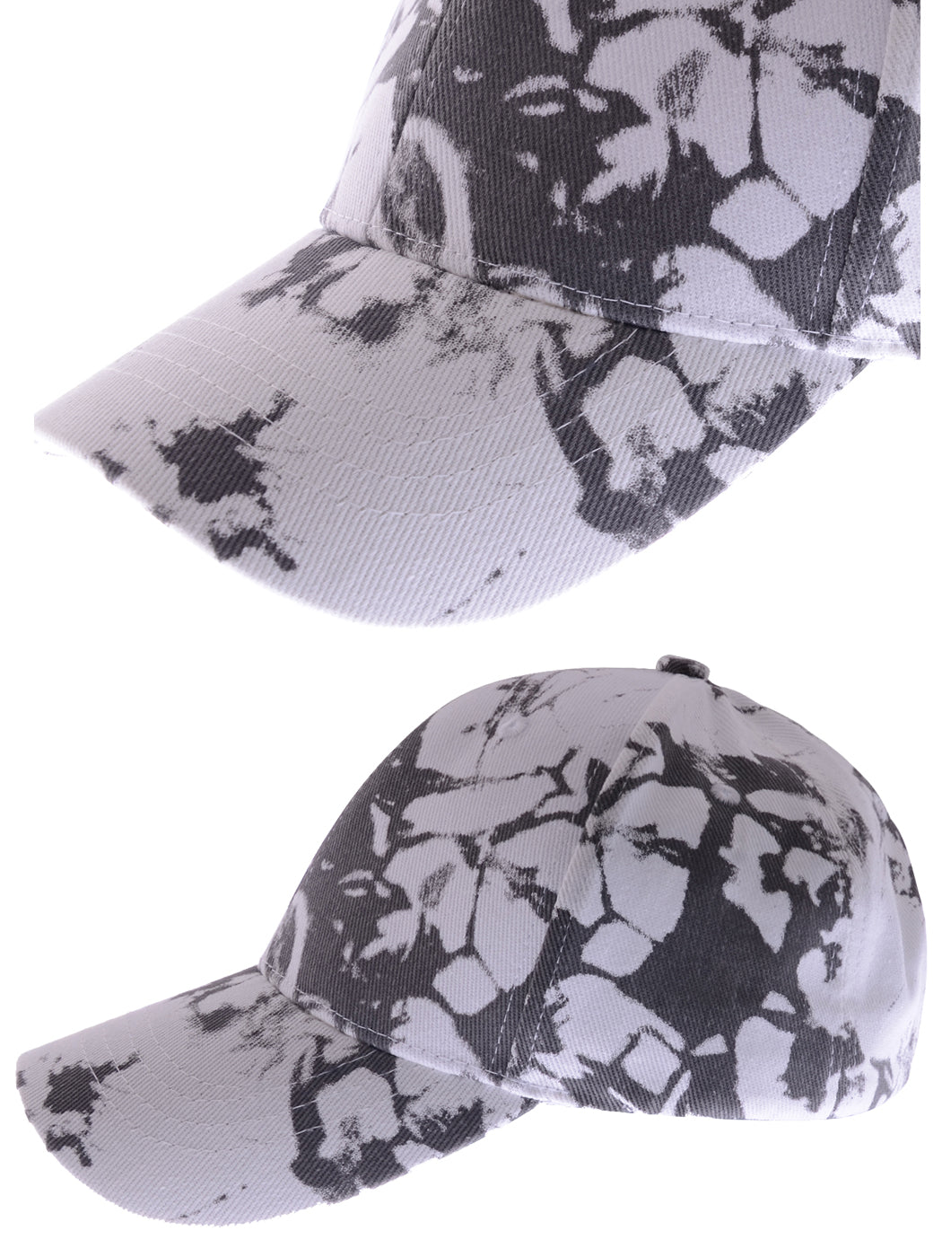 Gorra de béisbol unisex teñida con estilo hip hop de Anna-Kaci, ajustable, de algodón
