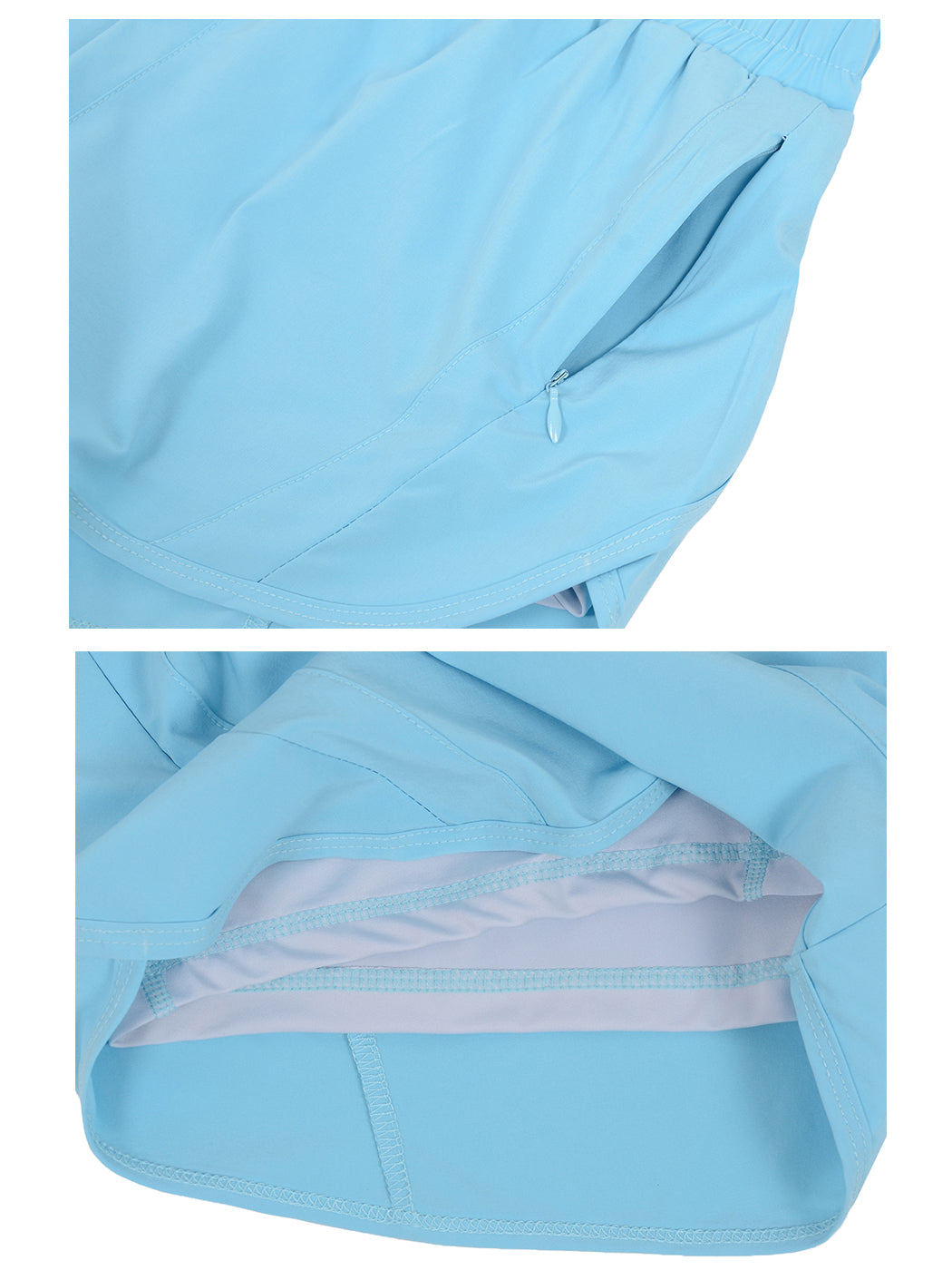 Quick Dry Loose Workout Running Shorts Drawstring Athletic Gym Shorts with Zip Pocket