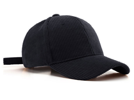 Gorra de pana Anna-Kaci, informal, lisa, clásica, con correa ajustable, suave, unisex
