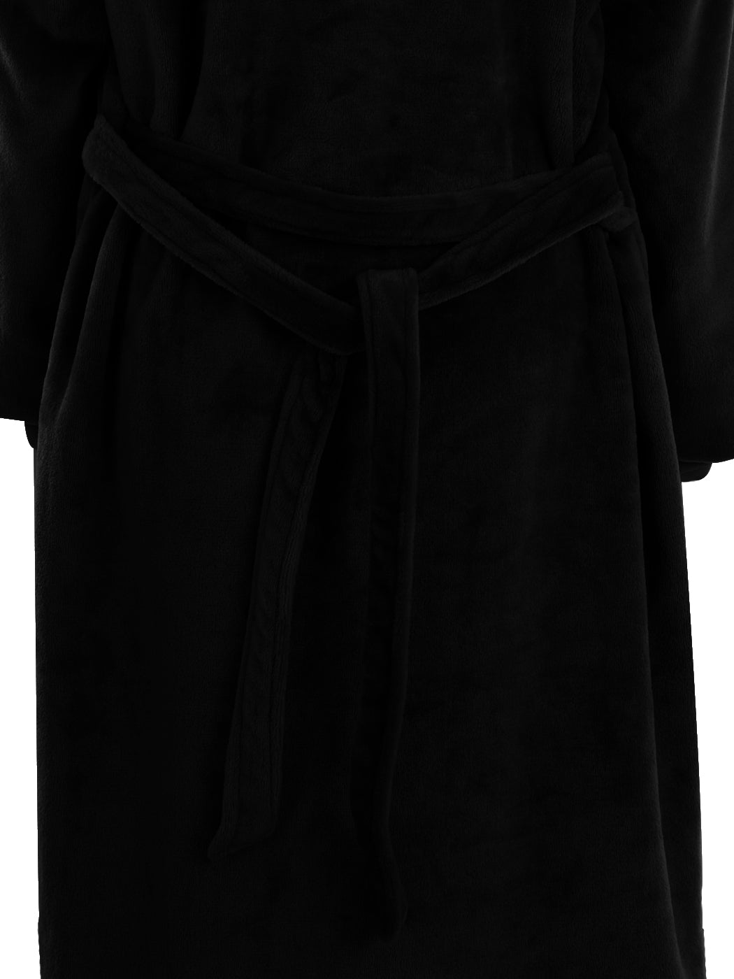 Albornoz unisex de polar largo con cuello chal suave de Anna-Kaci, gris, talla pequeña/mediana