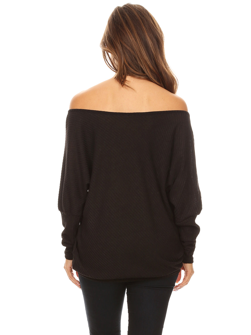 Sudadera de descanso con hombros descubiertos