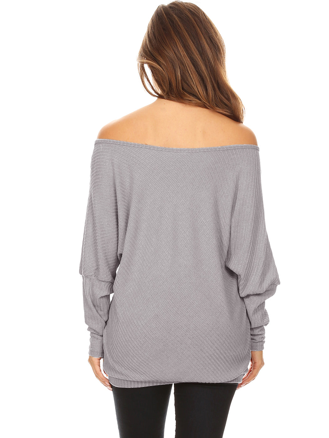 Sudadera de descanso con hombros descubiertos