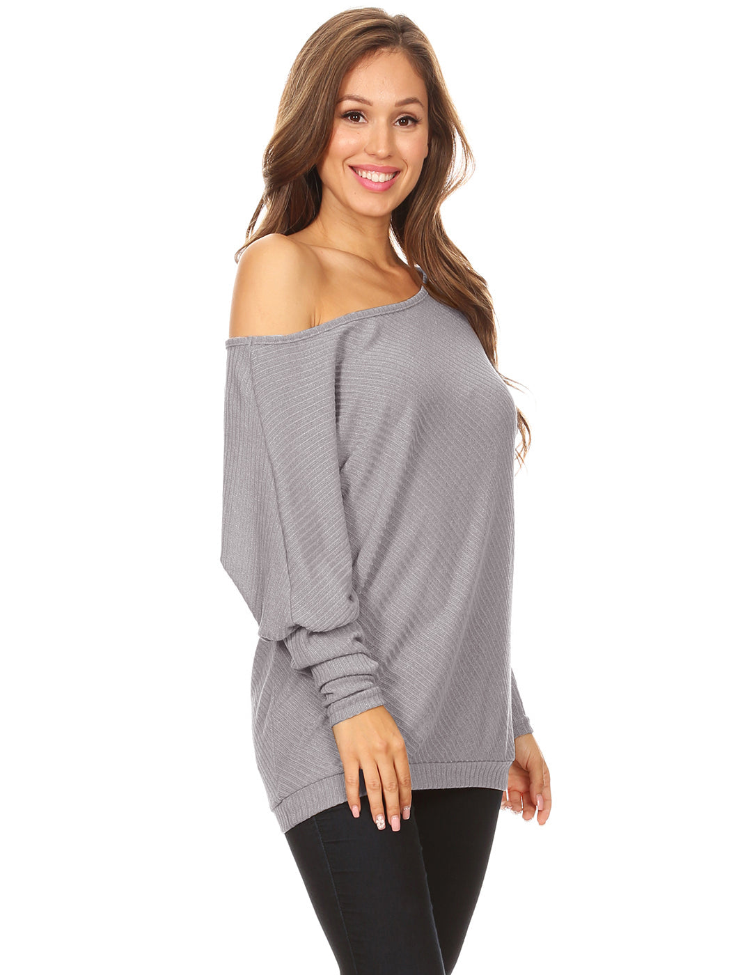 Sudadera de descanso con hombros descubiertos