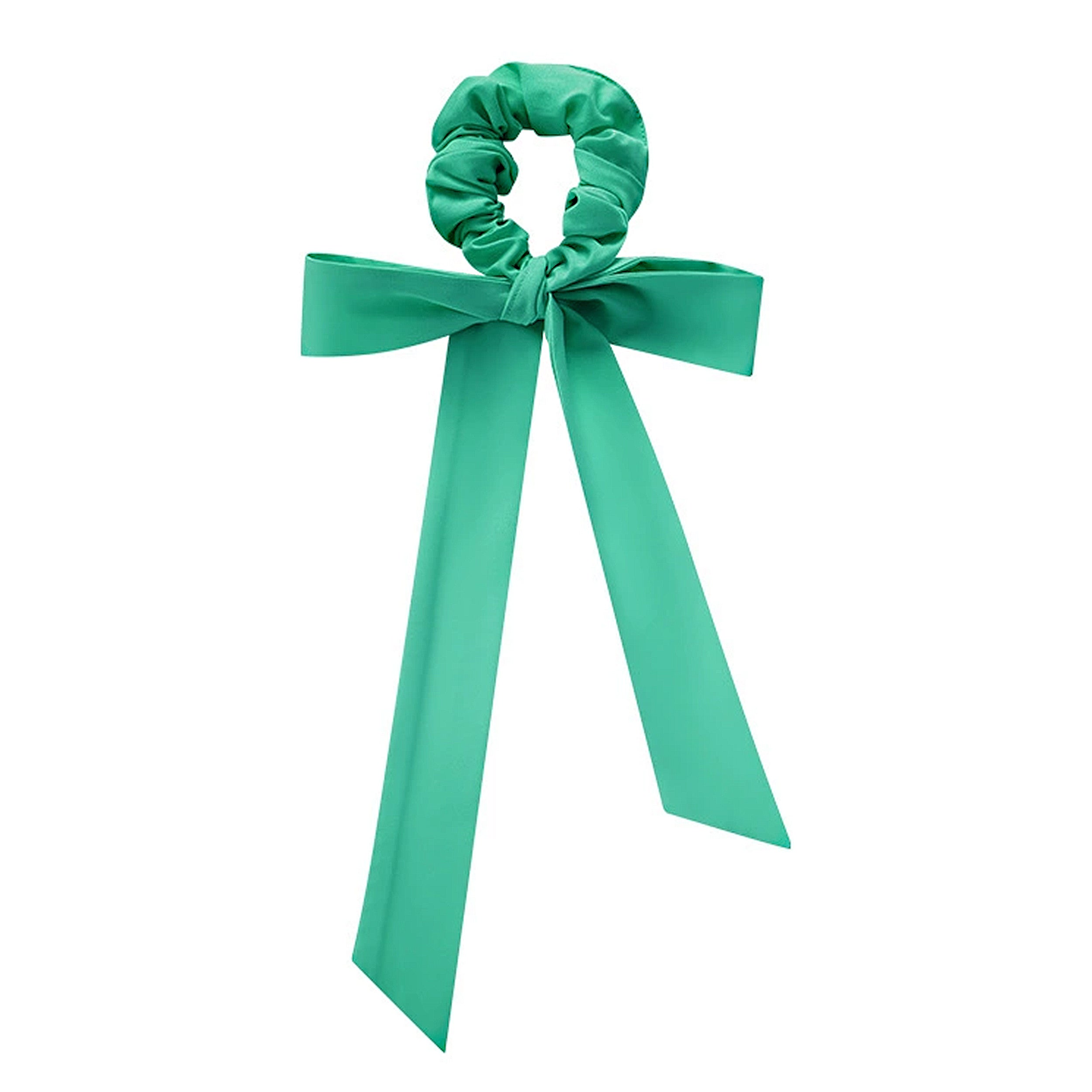 Anna-Kaci Elastic Hair Ties with Long Bows, Hair Scrunchies with Knotted Bow Ribbon for Women Girls