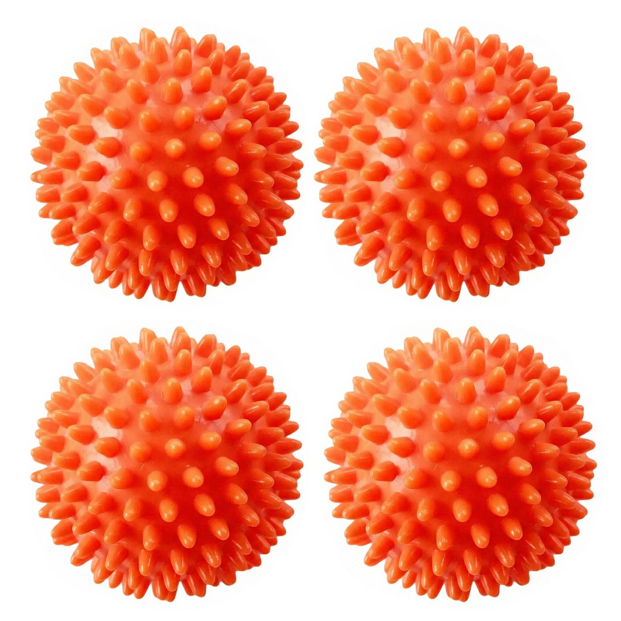 Anna-Kaci 4-PC Spiky Massage Ball for Muscle Relief and Trigger Point Therapy