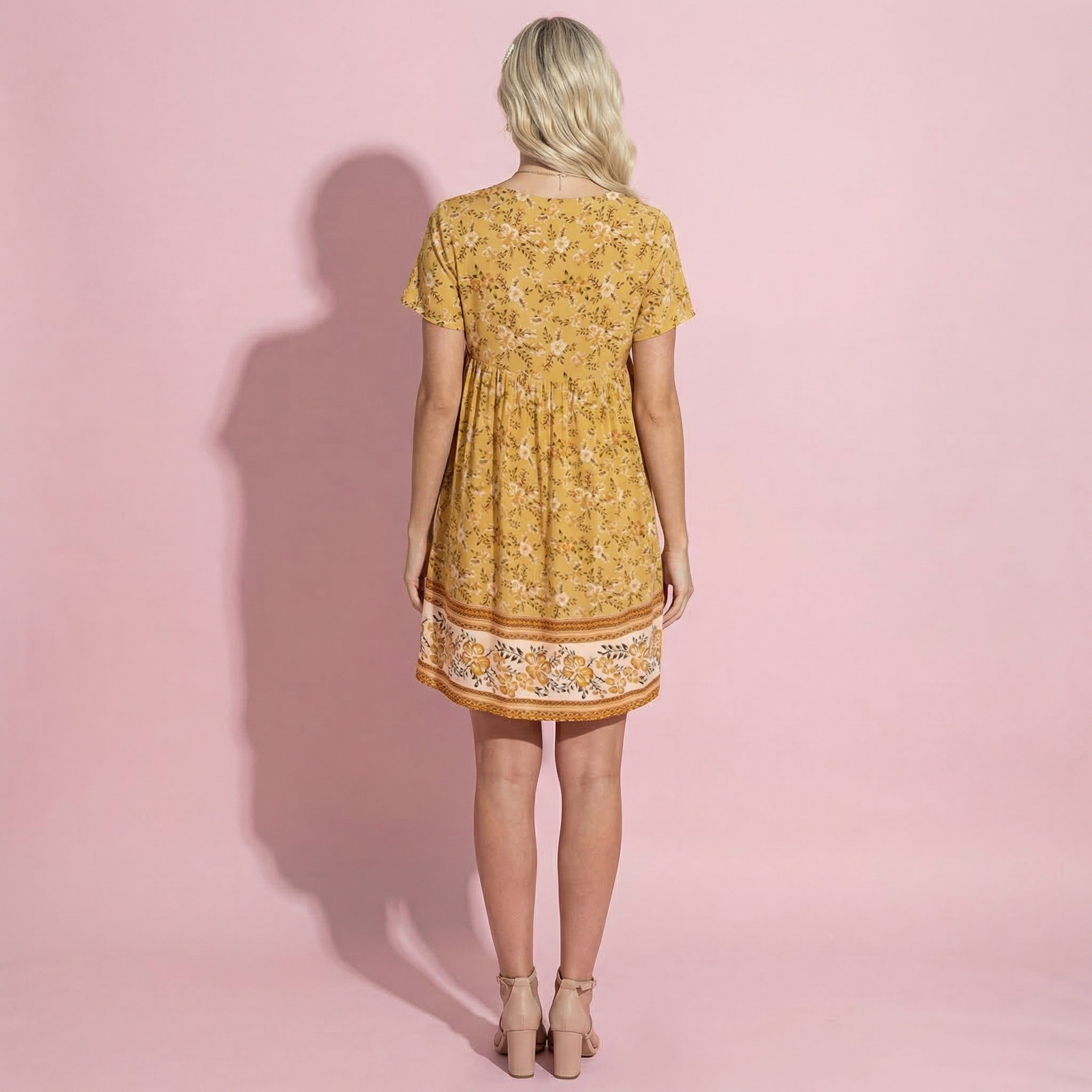 Multicolor Floral Boho Dress