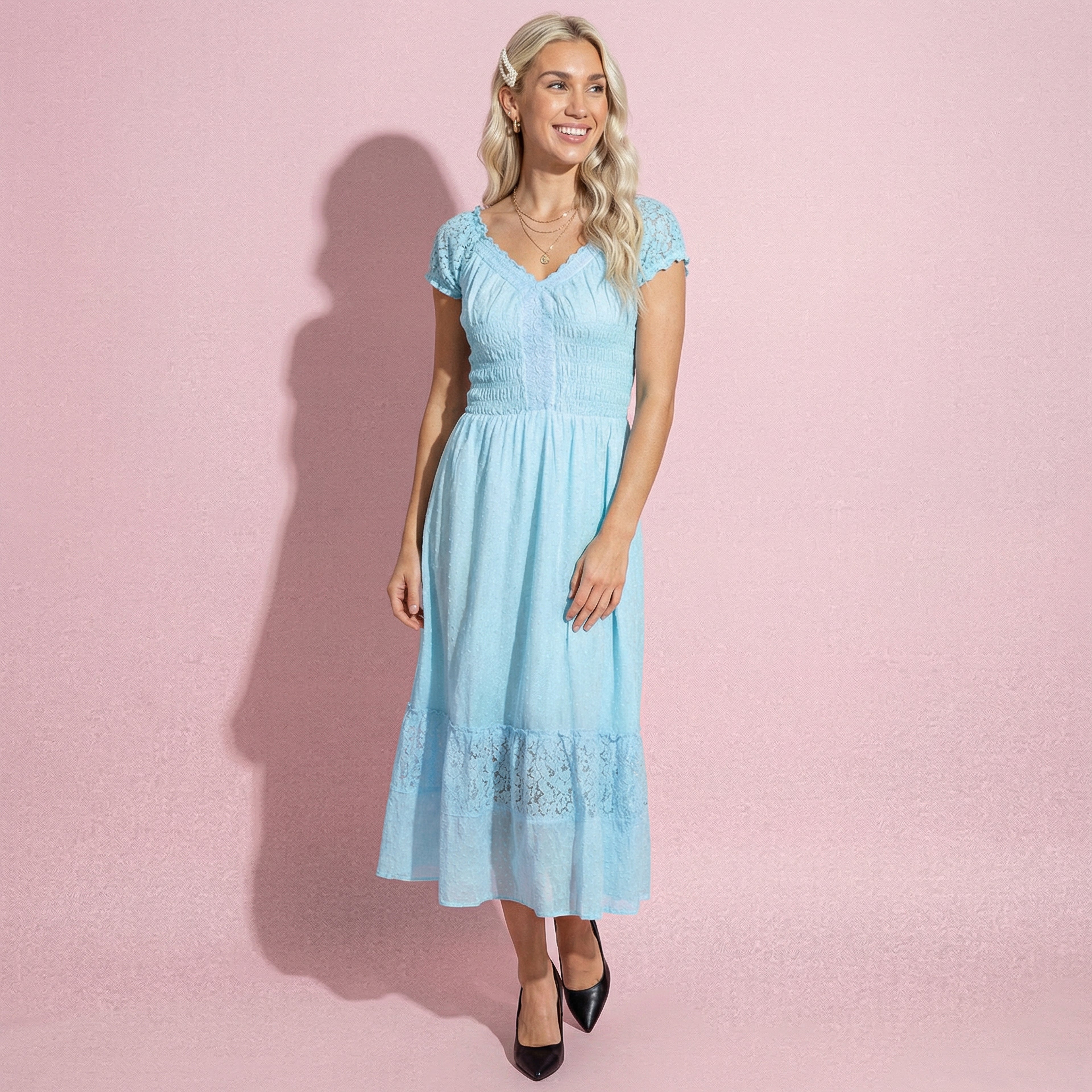 Renaissance Boho Lace Maxi Dress