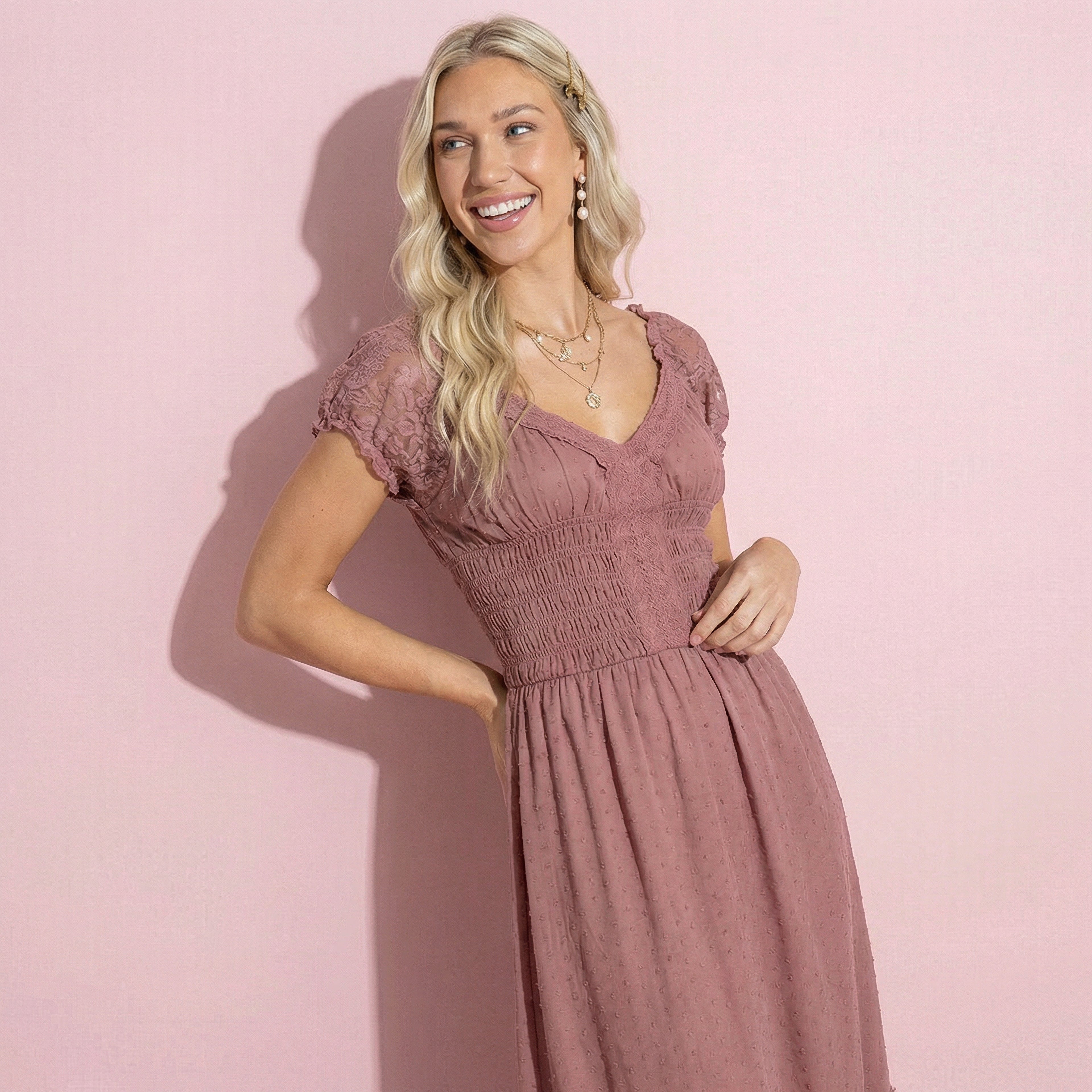 Renaissance Boho Lace Maxi Dress
